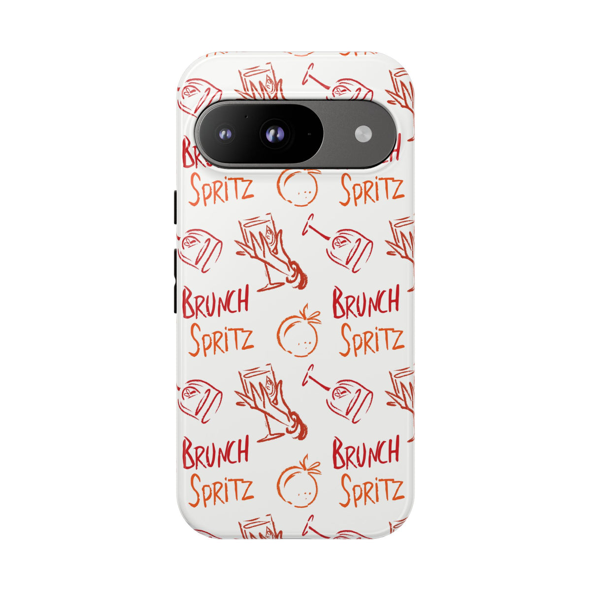 Brunch Spritz Phone Case — Red & Orange Aperol Inspired Design