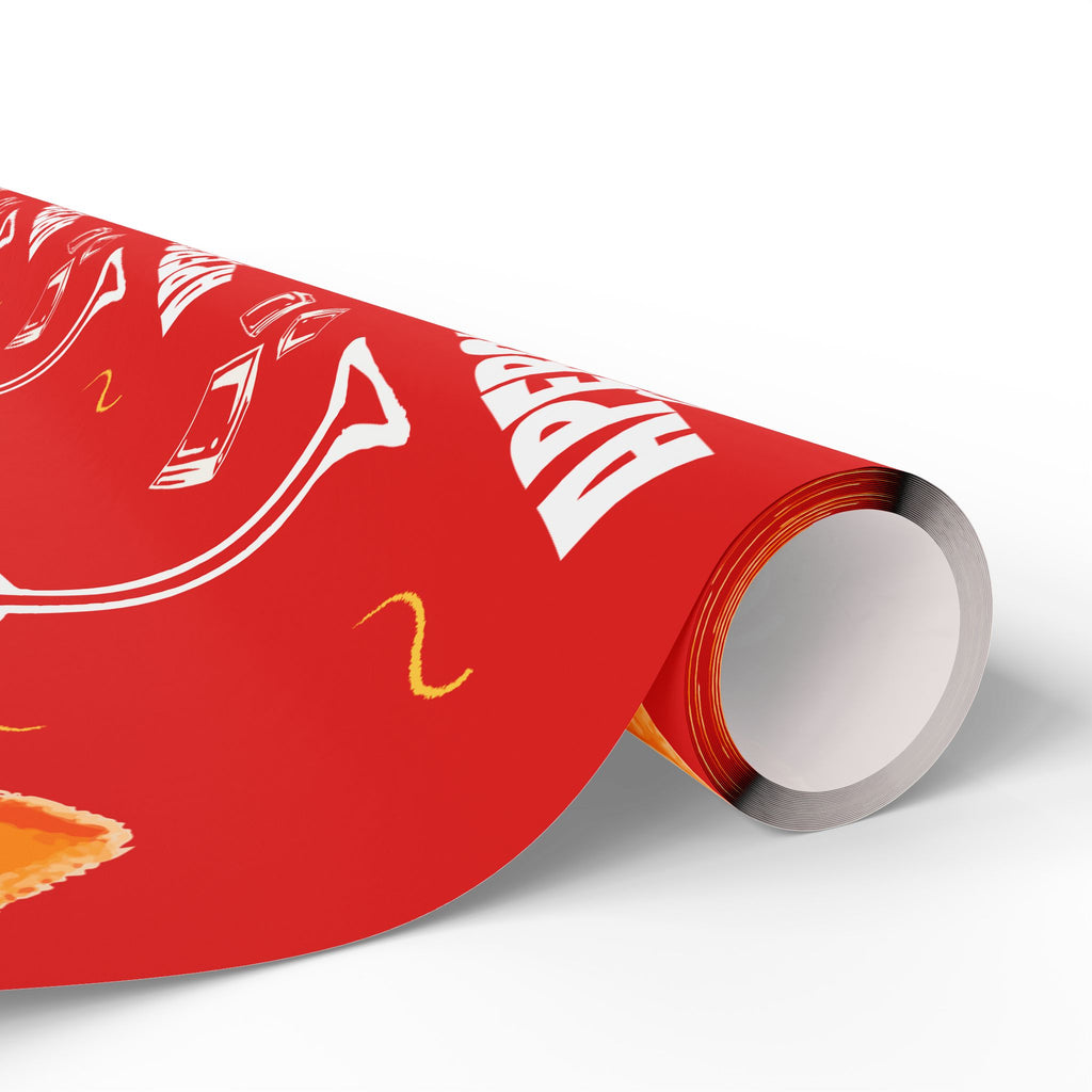 Aperol Spritz Peel Wrapping Paper Roll — Aperol Red Collection Inspired Design