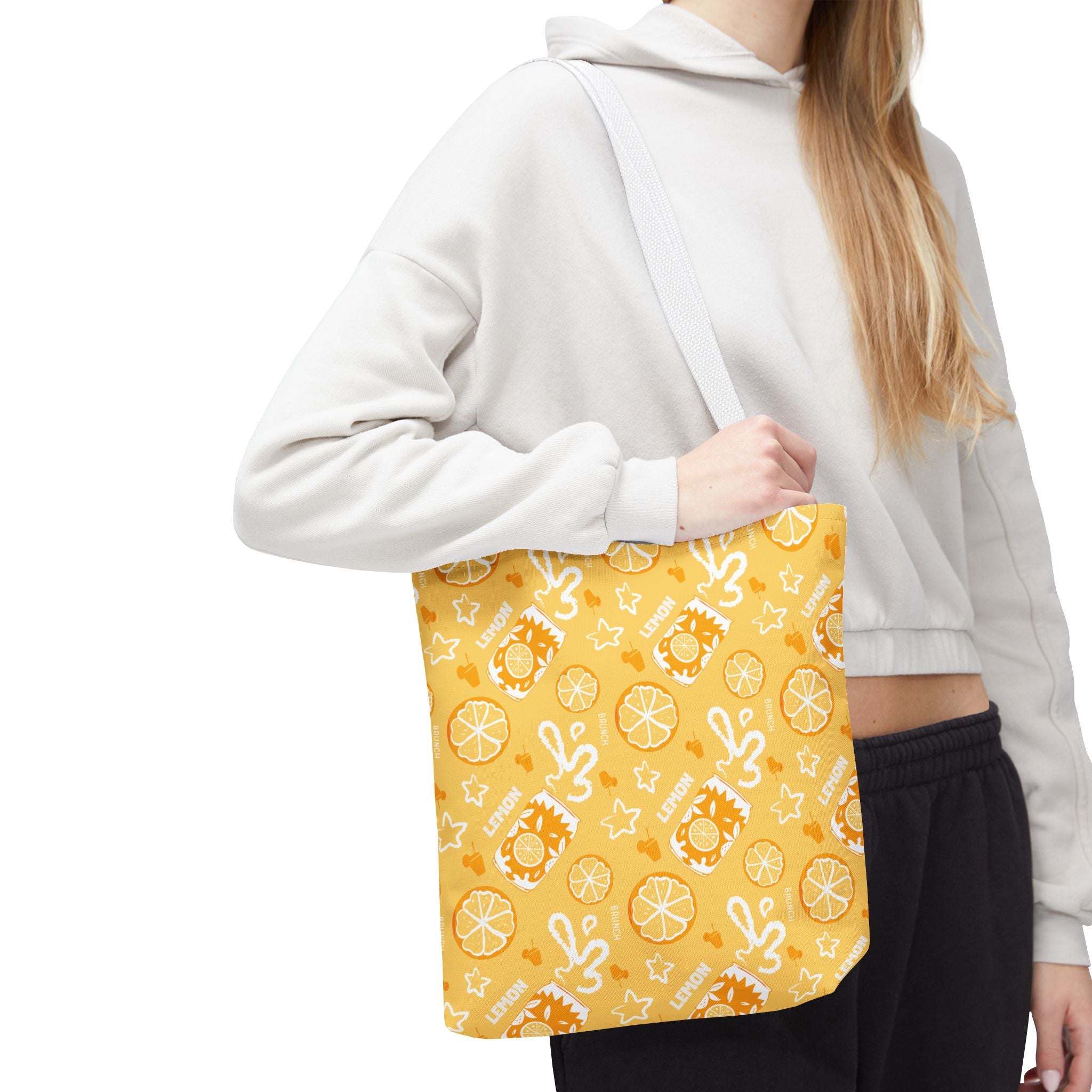 Lemon Brunch Tote Bag – Yellow Aperol Inspired Design
