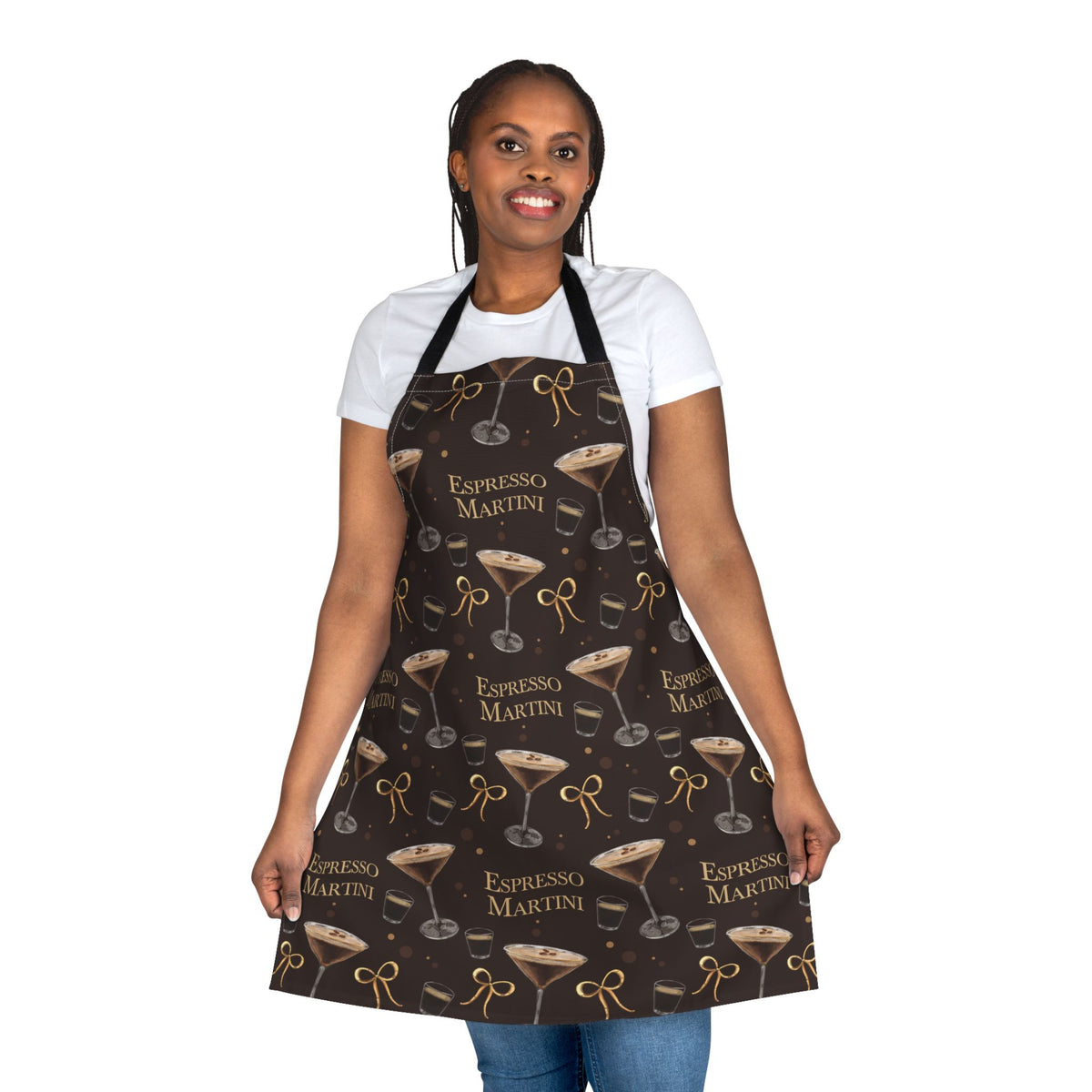 Espresso Martini Apron — Dark Brown Espresso Collection Inspired Design