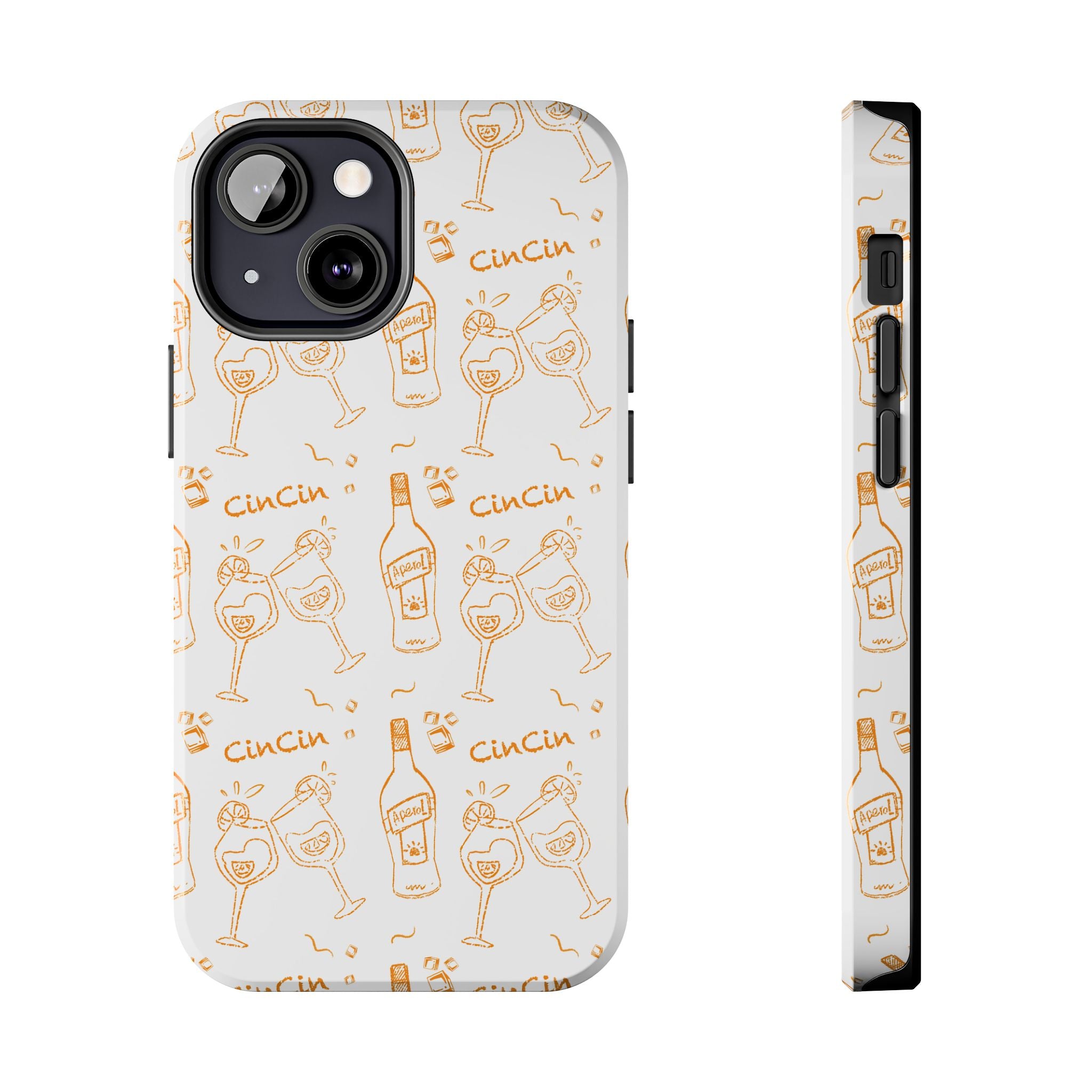 Cin Cin Spritz Tough Phone Case — White Cin Cin Brunch Collection Inspired Design