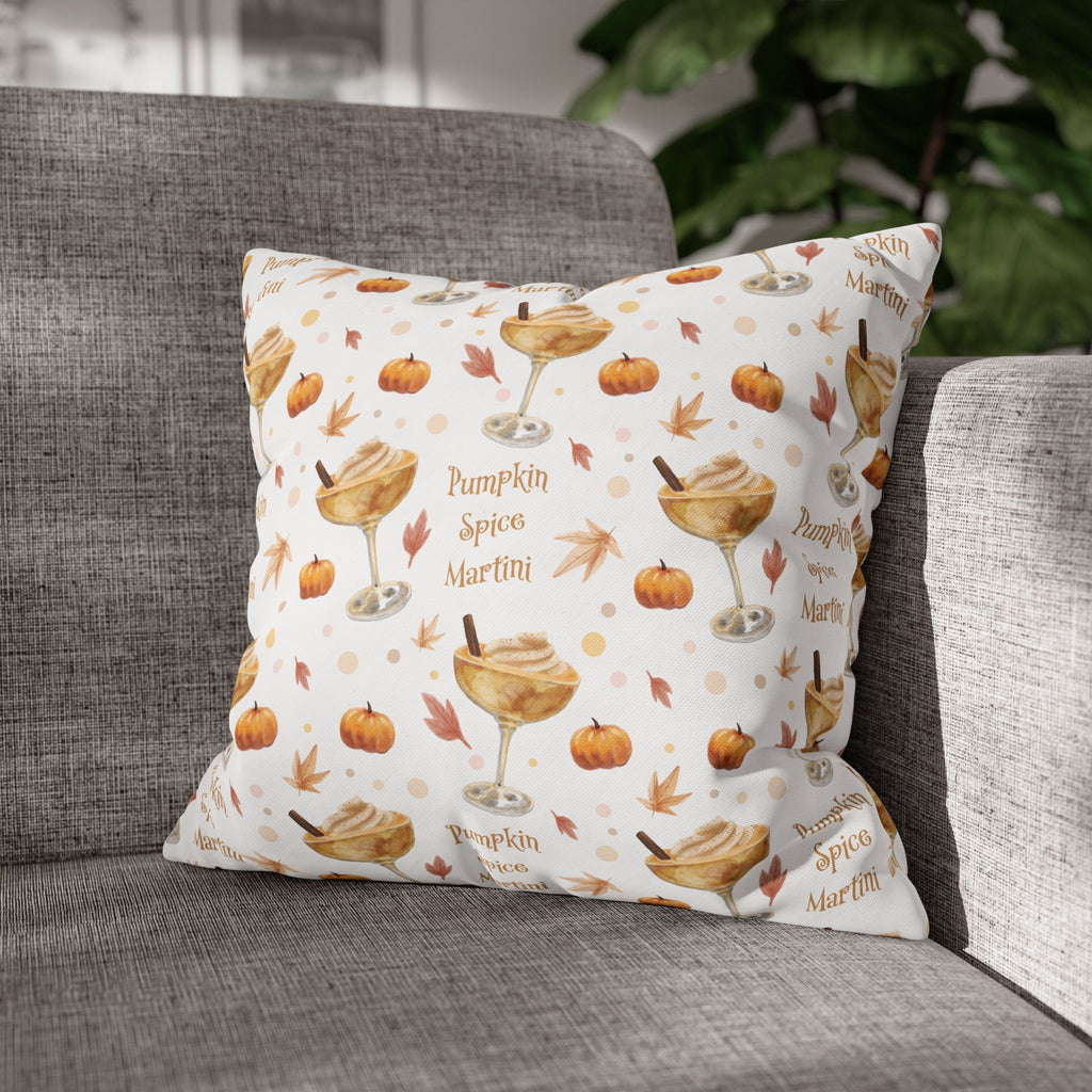 Pumpkin Spice Martini Pillowcase — White Pumpkin Collection Inspired Design