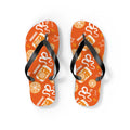Orange Fruit Brunch Flip Flops — Orange Aperol Inspired Design
