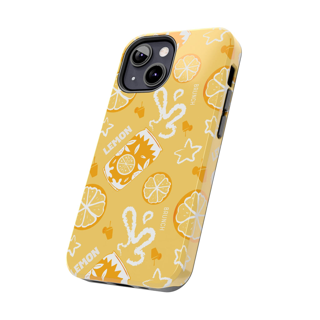 Lemon Brunch Tough Phone Case — Citrus Summer Pattern