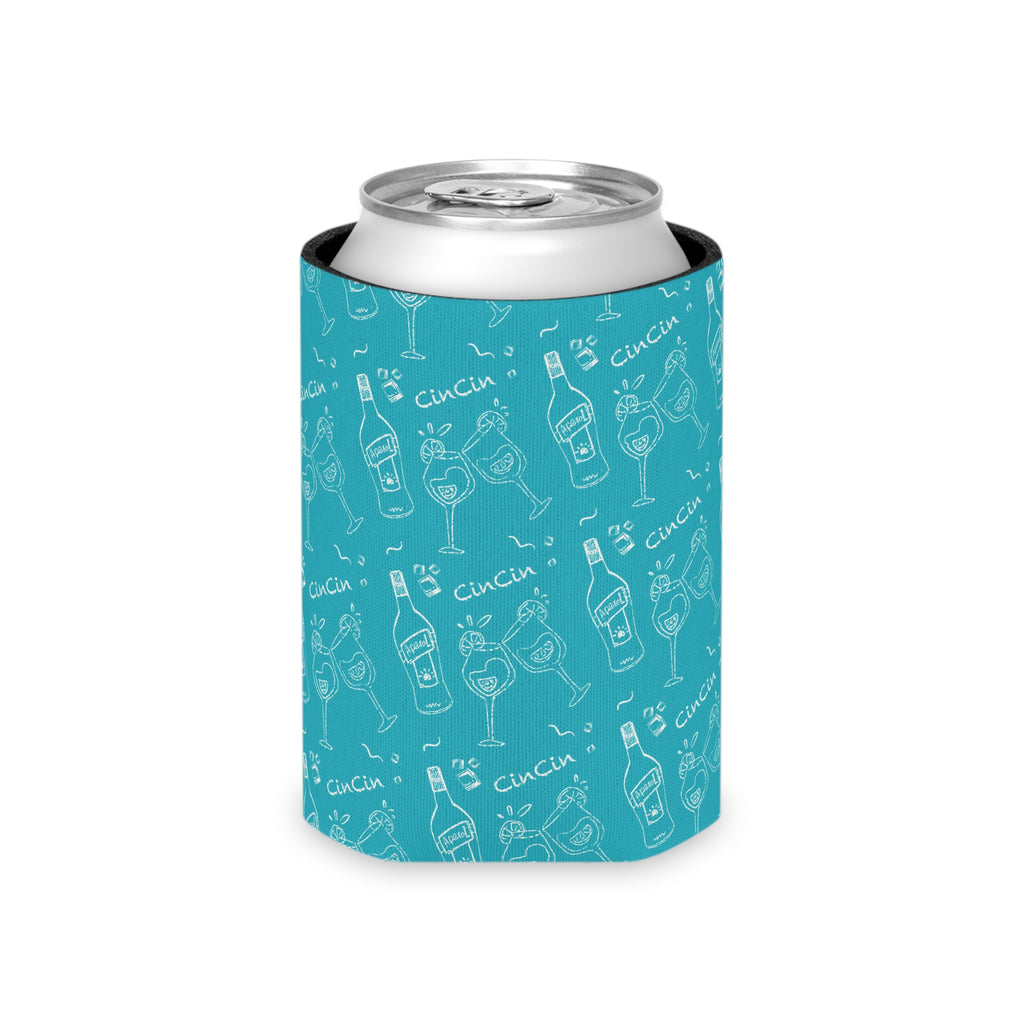 Cin Cin Turquoise Collection Can Cooler — Turquoise Aperol Inspired Design