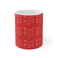 Cin Cin 11oz Coffee Mug — Red Cin Cin Collection Inspired Design