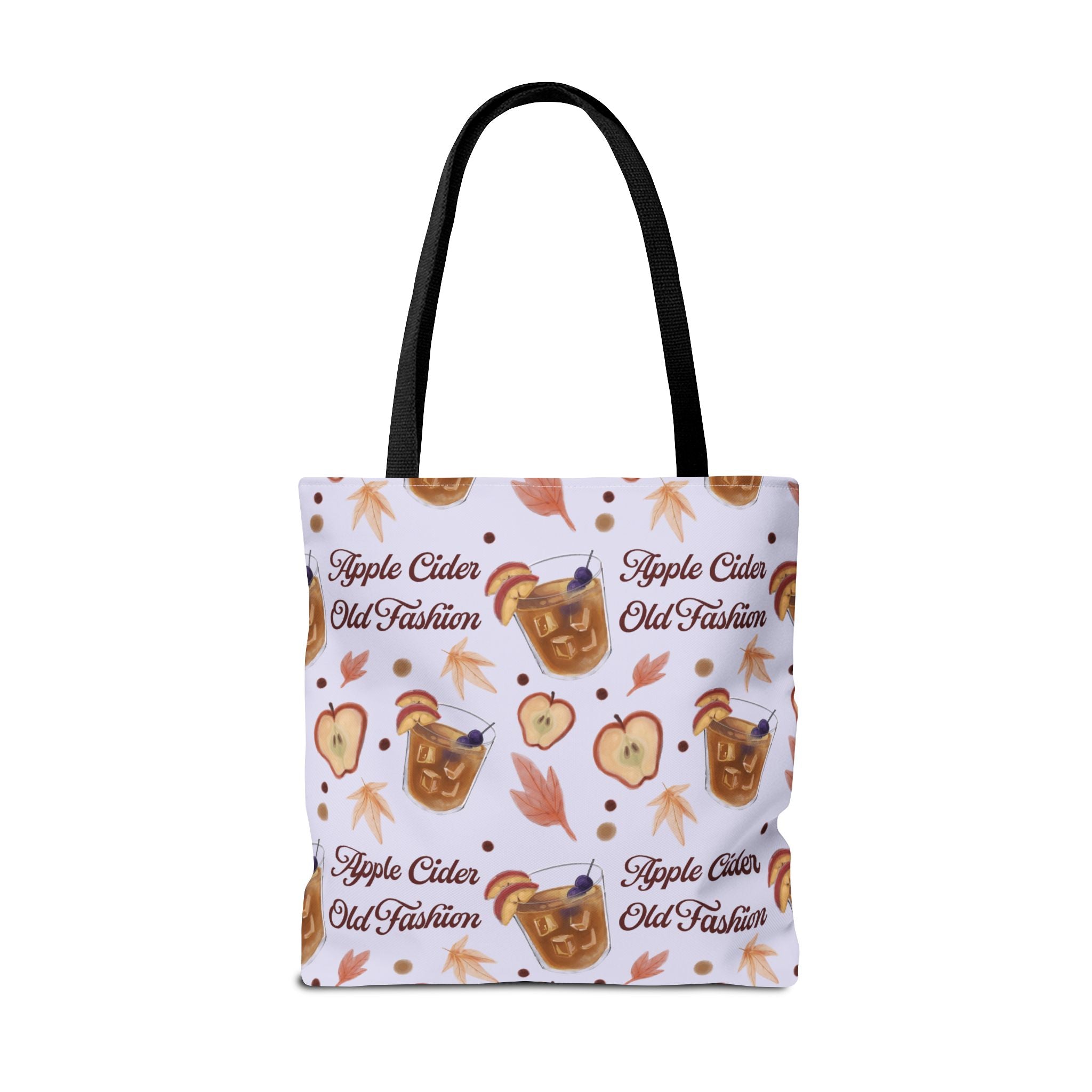 Apple Cider Old Fashioned Tote Bag — Light Violet Apple Cider Collection Inspired Design