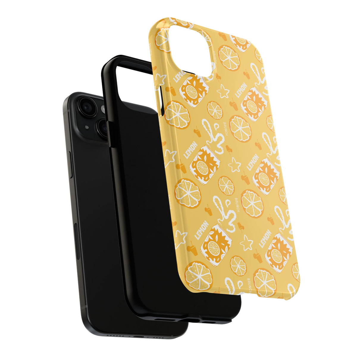 Lemon Brunch Tough Phone Case — Yellow Aperol Inspired Design