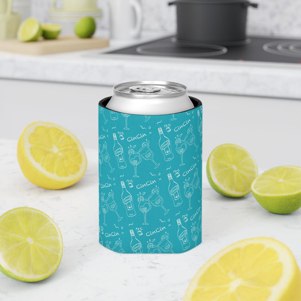 Cin Cin Turquoise Collection Can Cooler — Turquoise Aperol Inspired Design