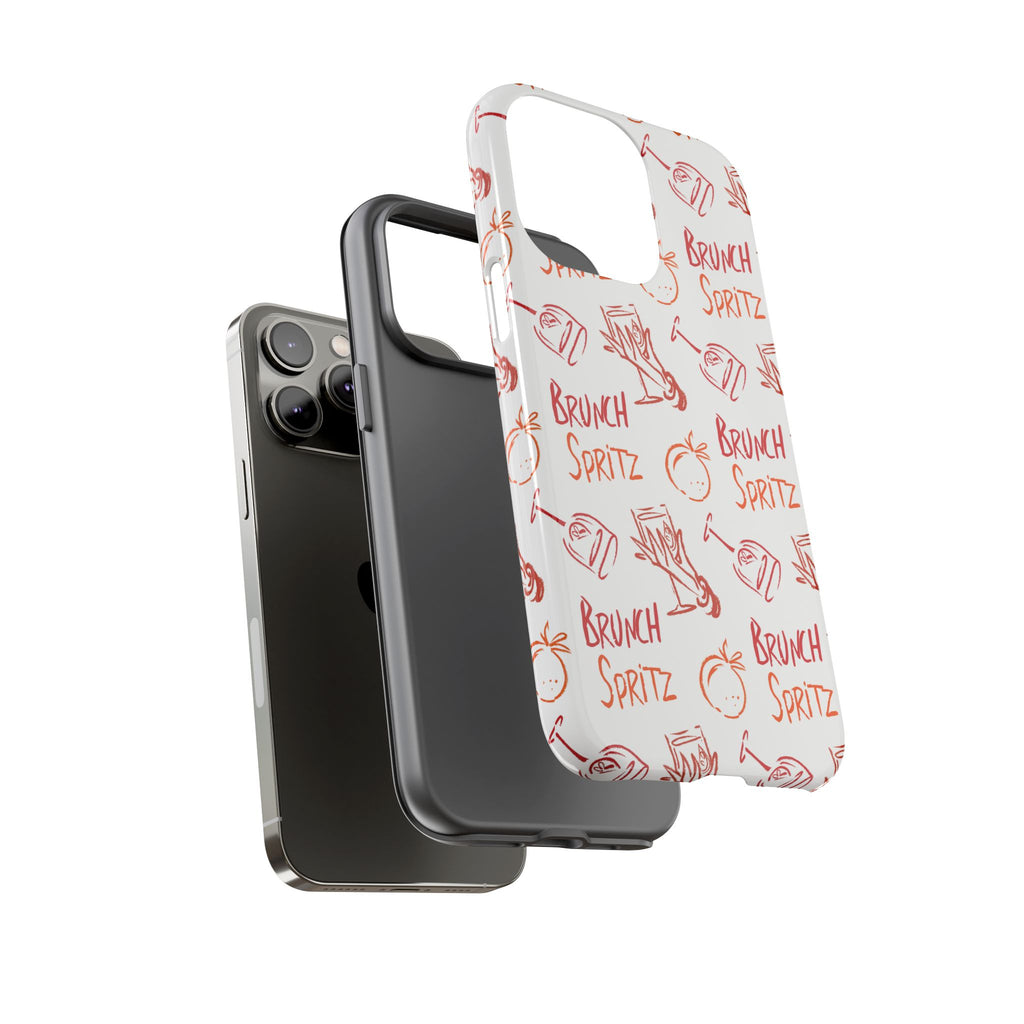 Brunch Spritz Phone Case — Red & Orange Aperol Inspired Design
