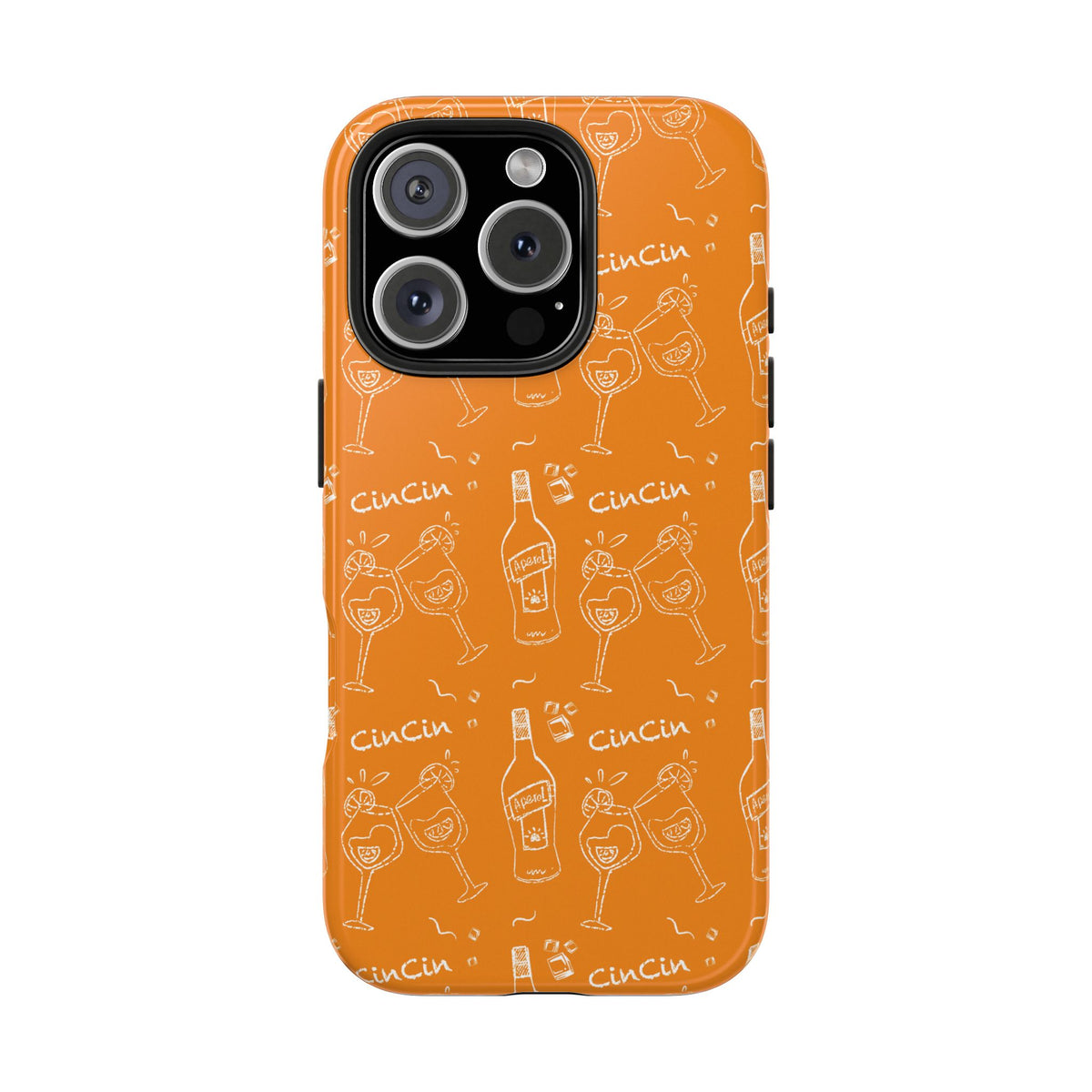 Cin Cin Spritz Tough Phone Case — Orange Citrus Cocktail Pattern