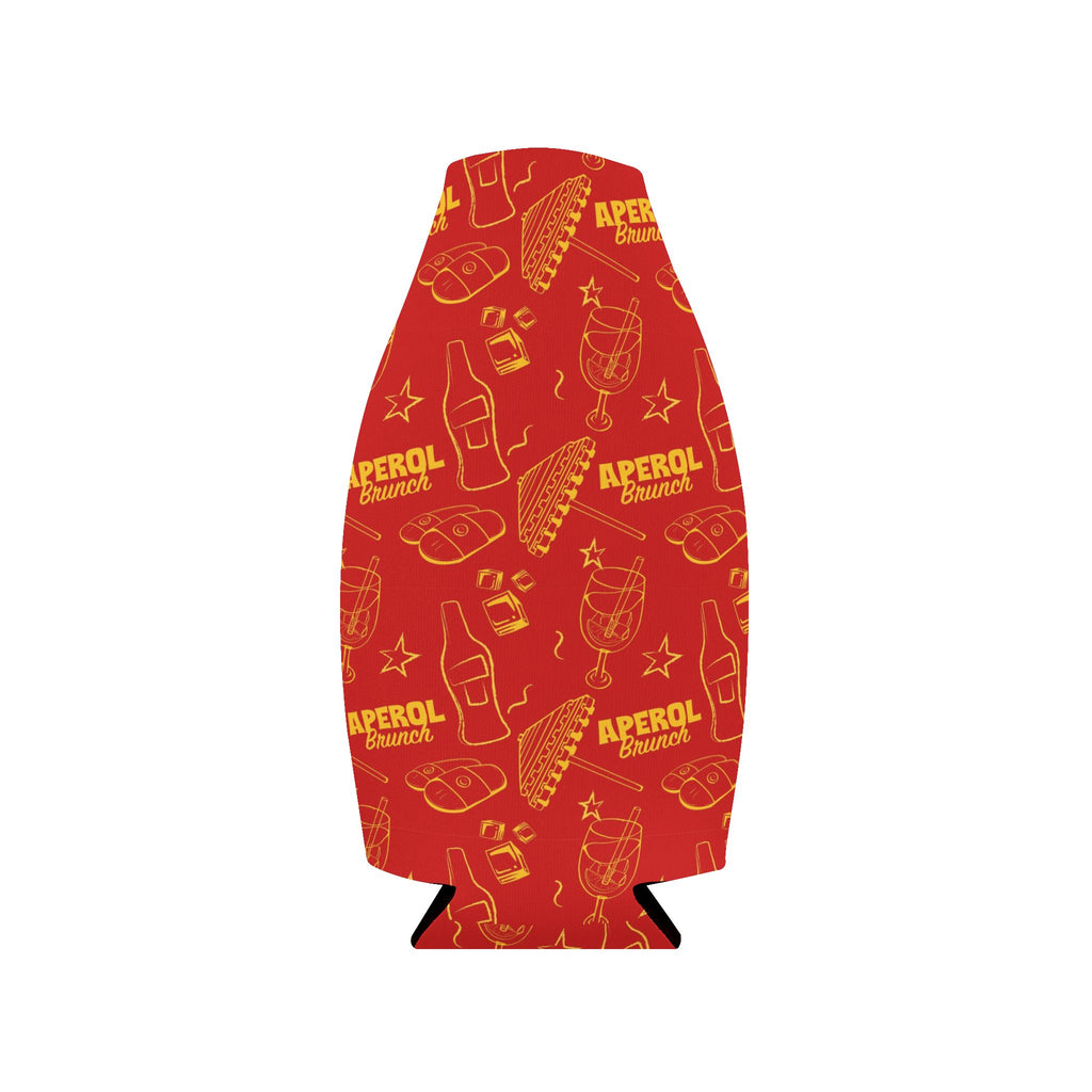 Aperol Brunch Zip-Up Bottle Cooler Sleeve - Red Brunch Collection Inspired Design