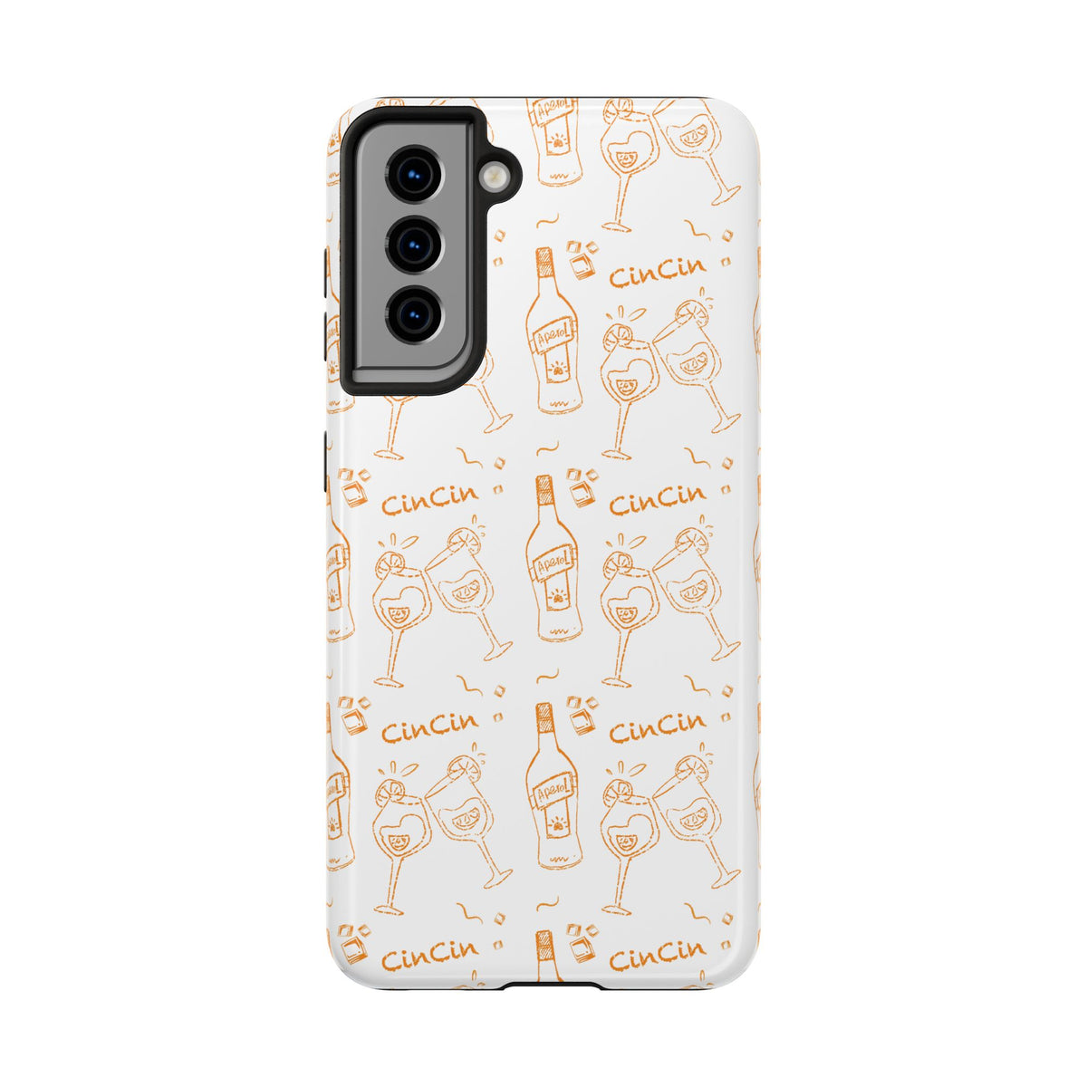Cin Cin Spritz Tough Phone Case — White Cin Cin Brunch Collection Inspired Design