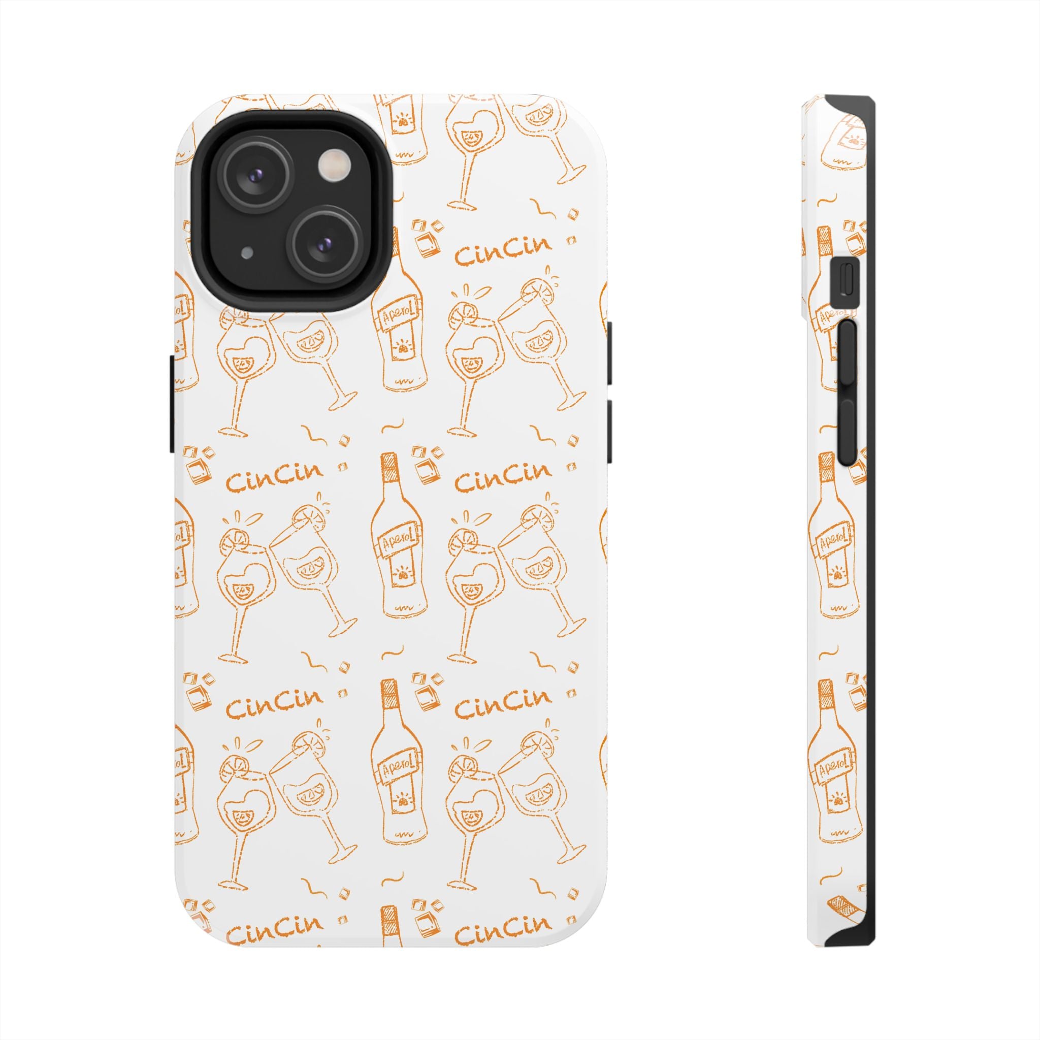Cin Cin Spritz Tough Phone Case — White Cin Cin Brunch Collection Inspired Design