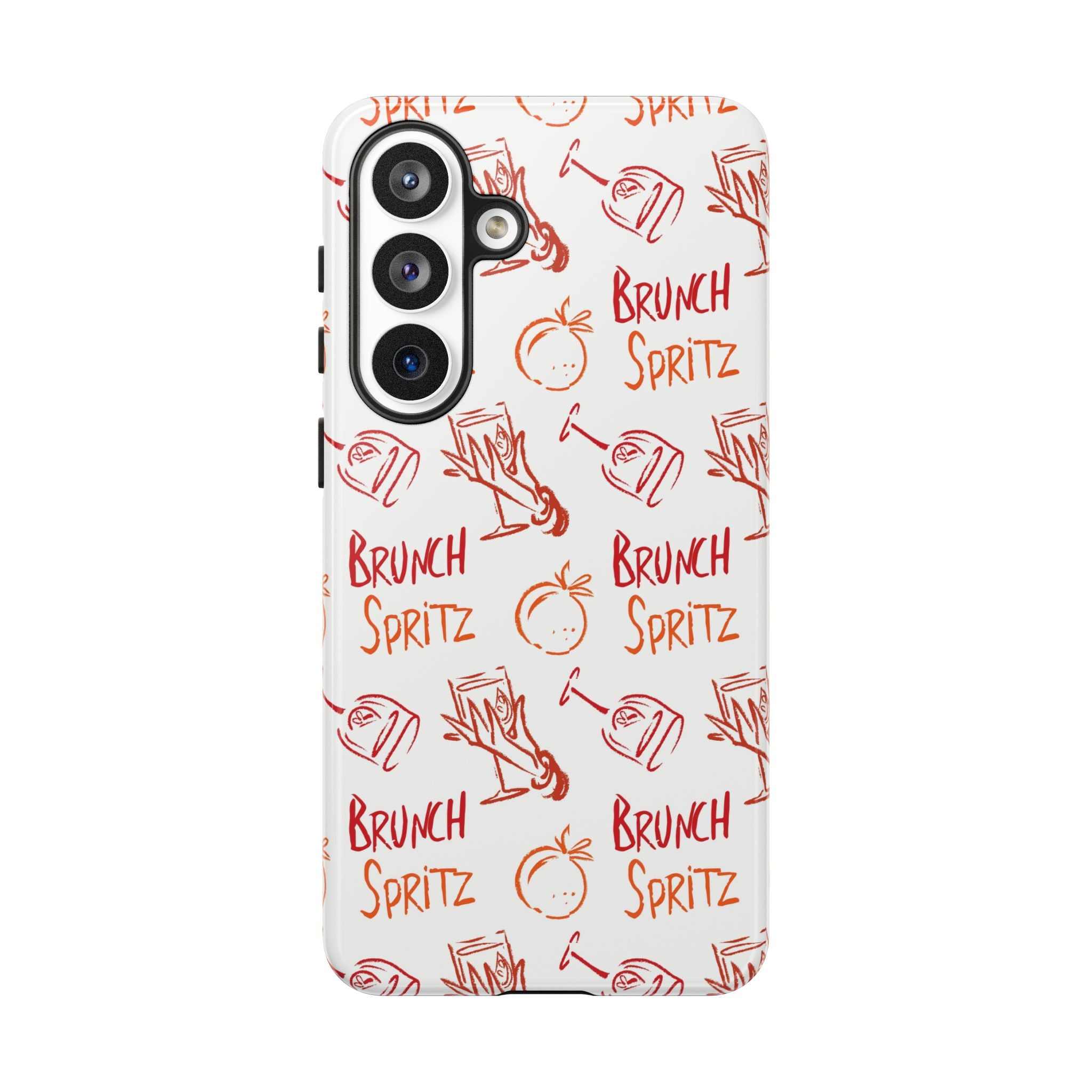 Brunch Spritz Phone Case — Red & Orange Aperol Inspired Design