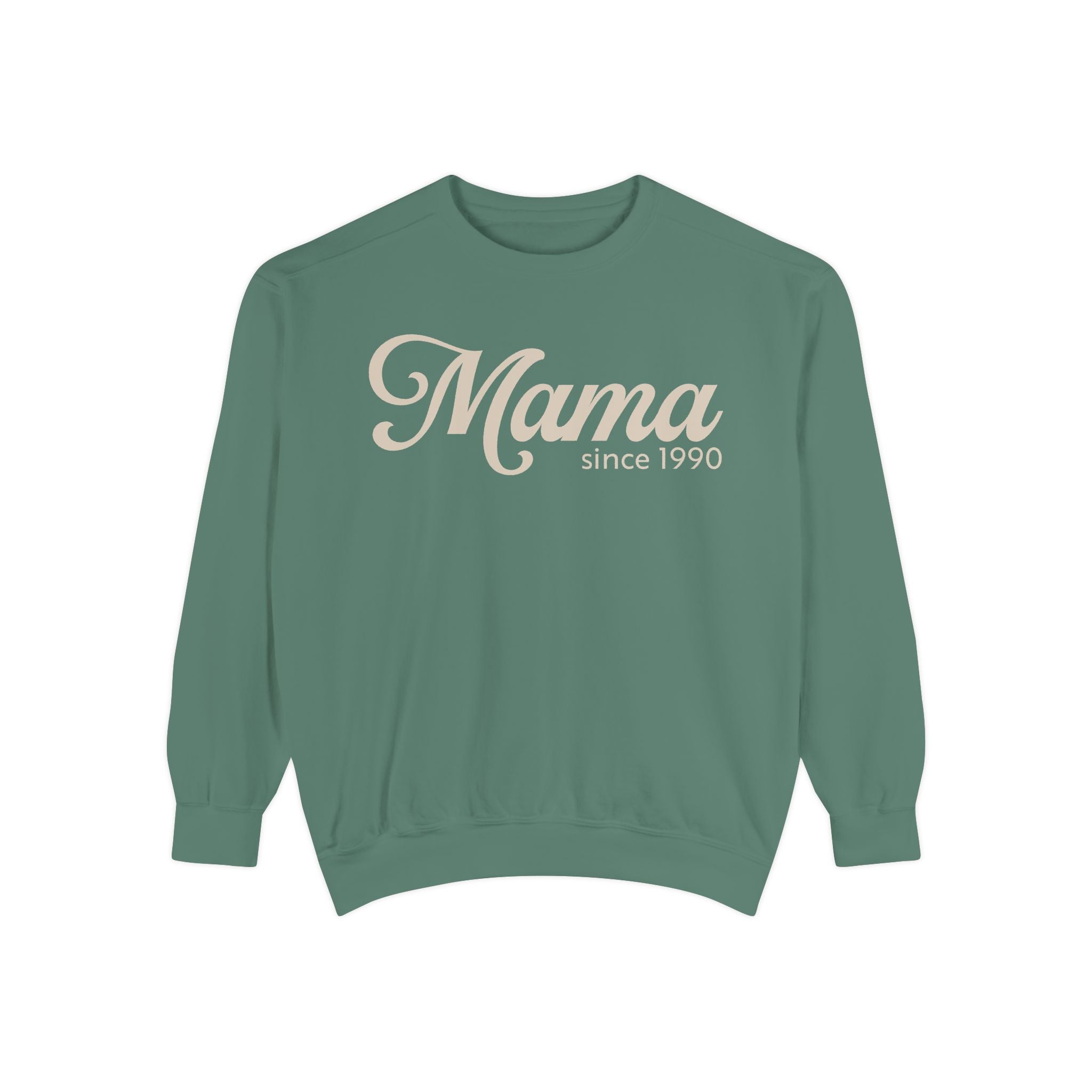 Mama Since 1990 Sweatshirt – Vintage Mom Crewneck Sweatshirt | Minimal Mama Gift for Mother’s Day