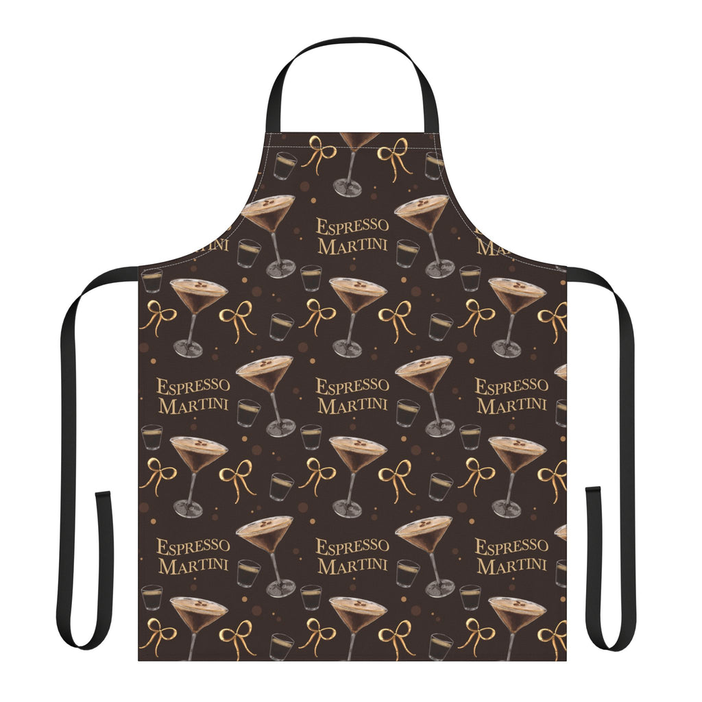 Espresso Martini Apron — Dark Brown Espresso Collection Inspired Design