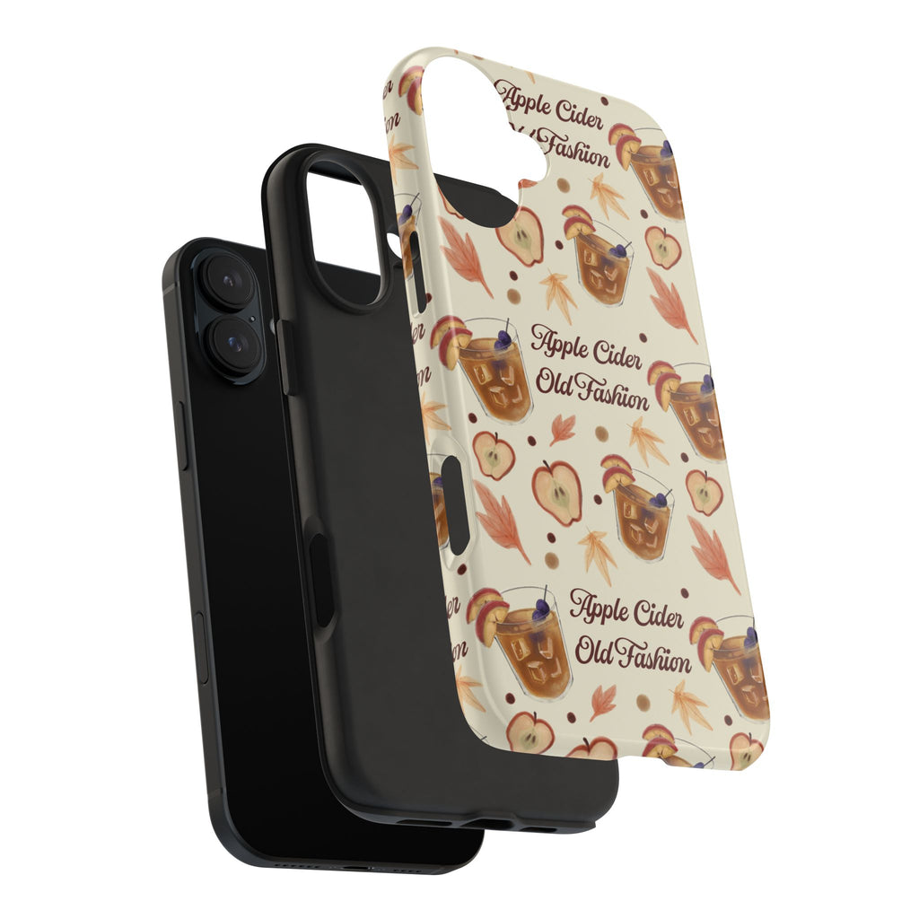 Apple Cider Old Fashioned Tough Phone Case – Beige Apple Cider Collection Inspired Design