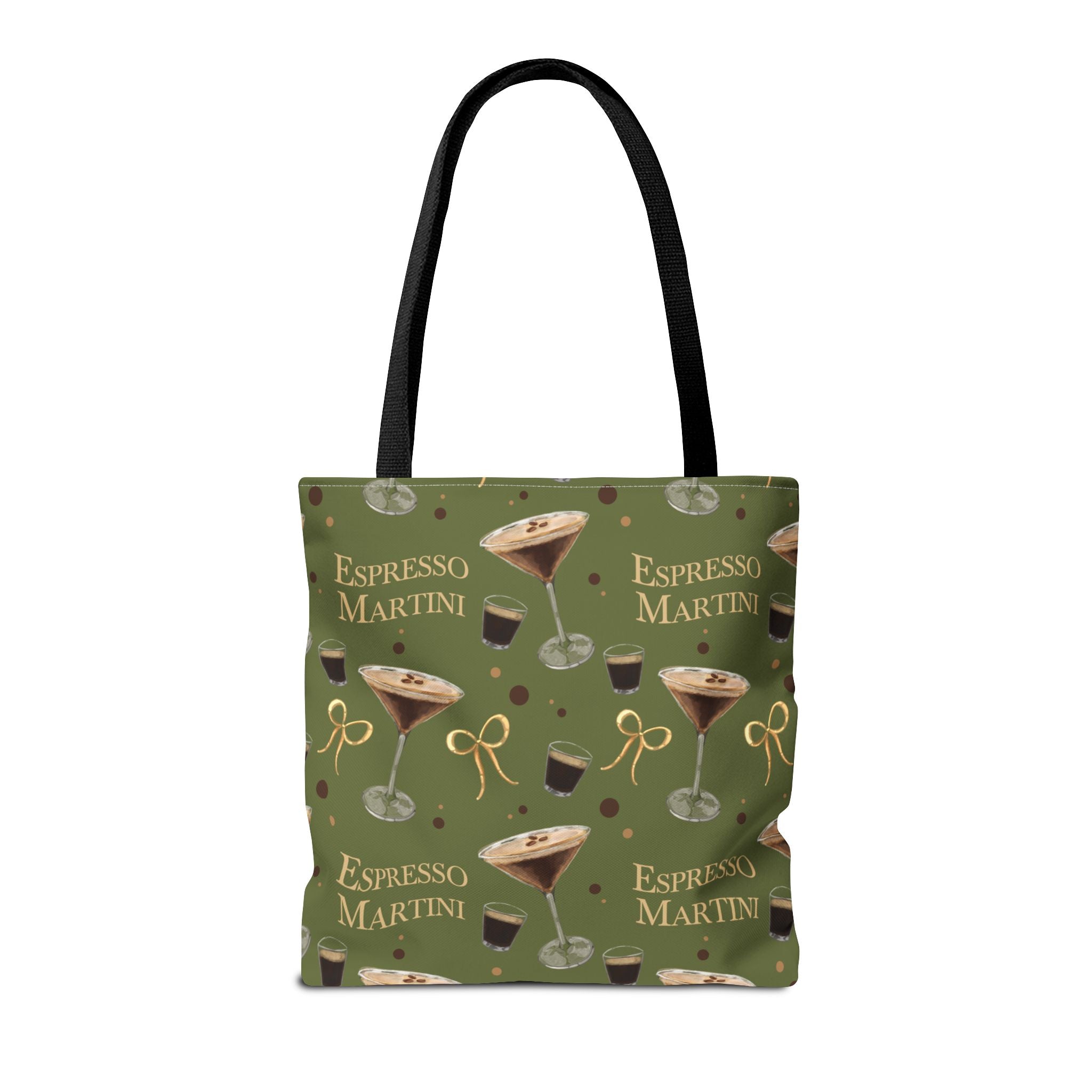 Espresso Martini Tote Bag — Olive Green Espresso Collection Inspired Design