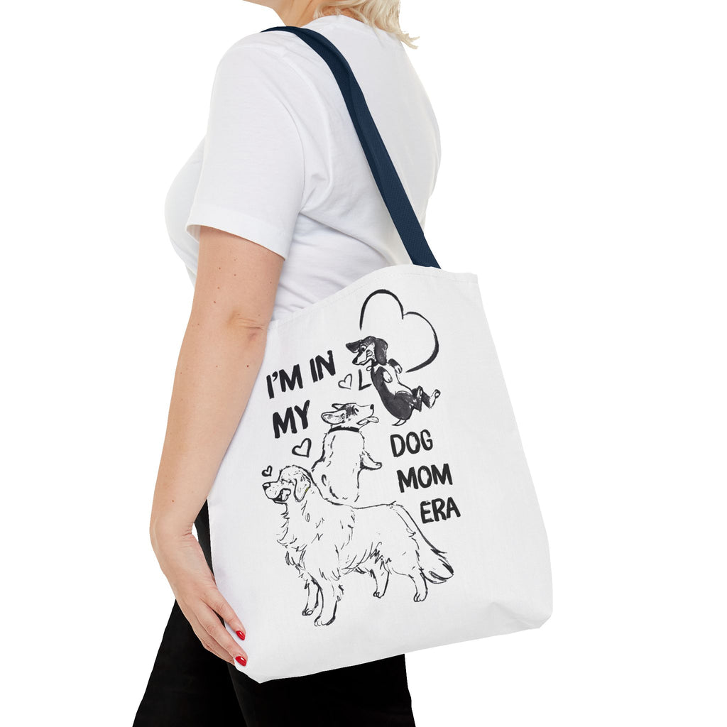 Dog Mom Era Tote Bag – Cute Puppy Tote for Dog Mom | Dog Lover Gift