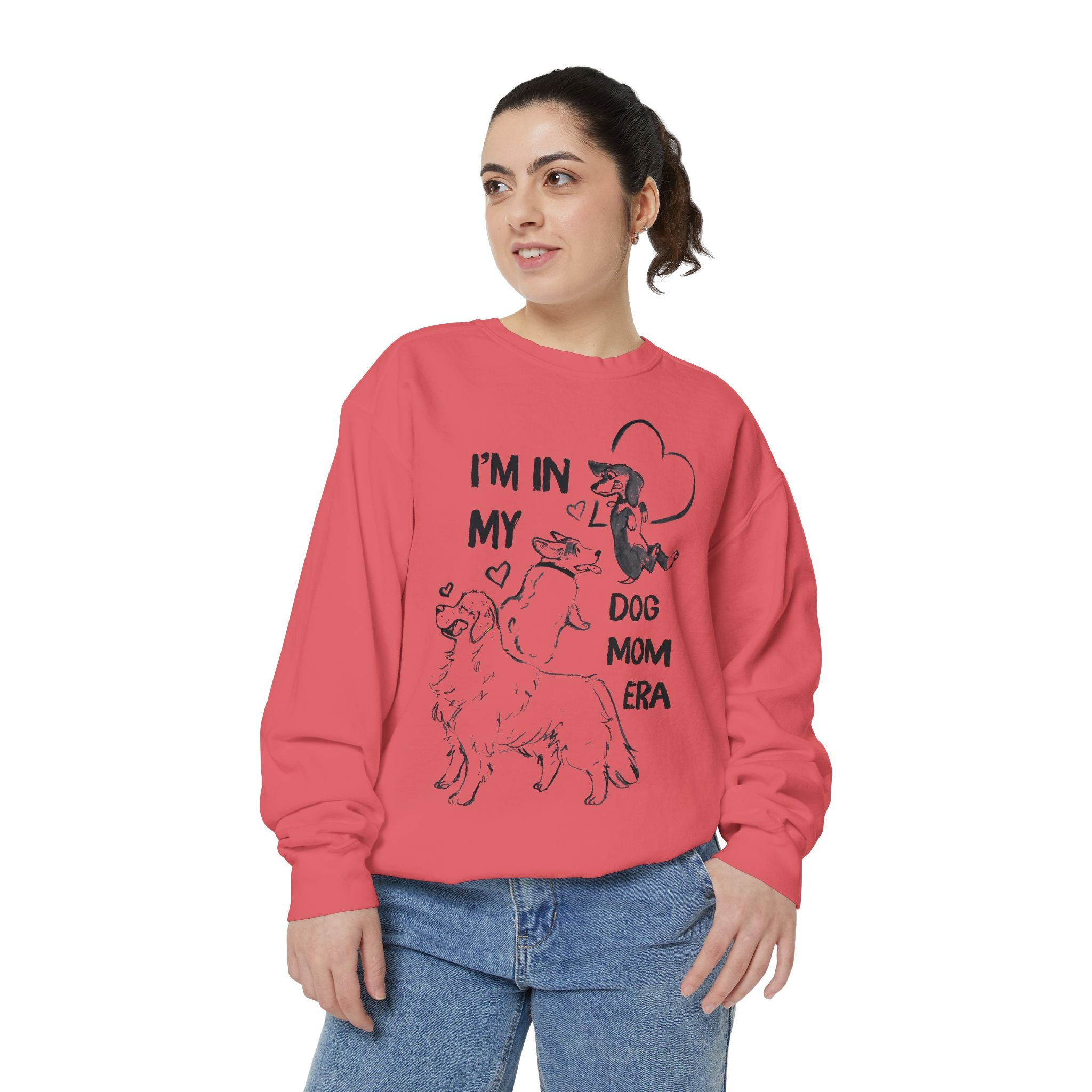 I’m In My Dog Mom Era Sweatshirt – Cozy Dog Mom Crewneck | Gift for Dog Lovers