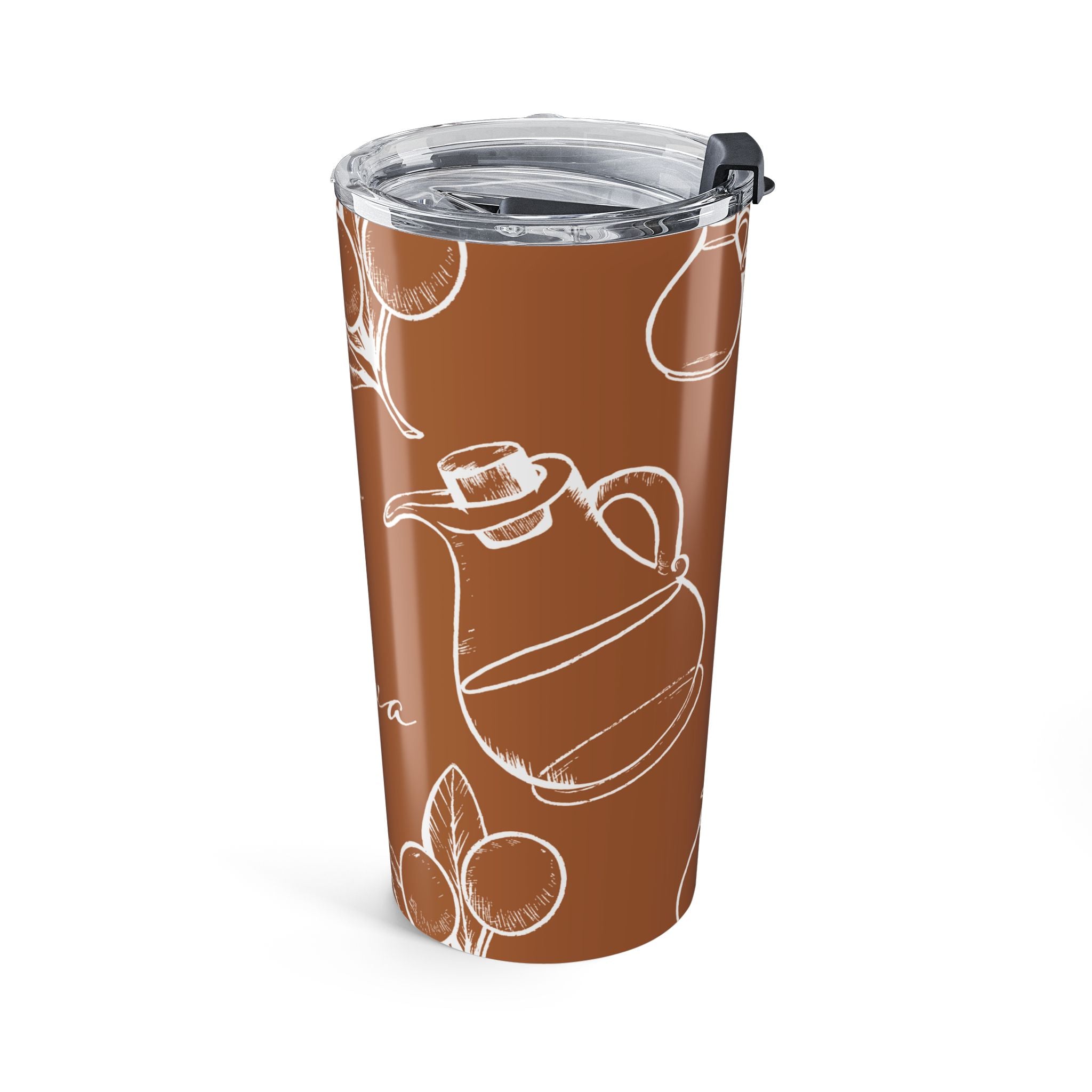 Olive Oil Pattern 20oz Tumbler | Italian Vibes Travel Mug