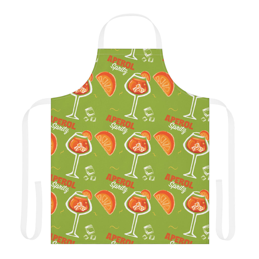 Aperol Spritz Apron — Green Spritz Collection Inspired Design