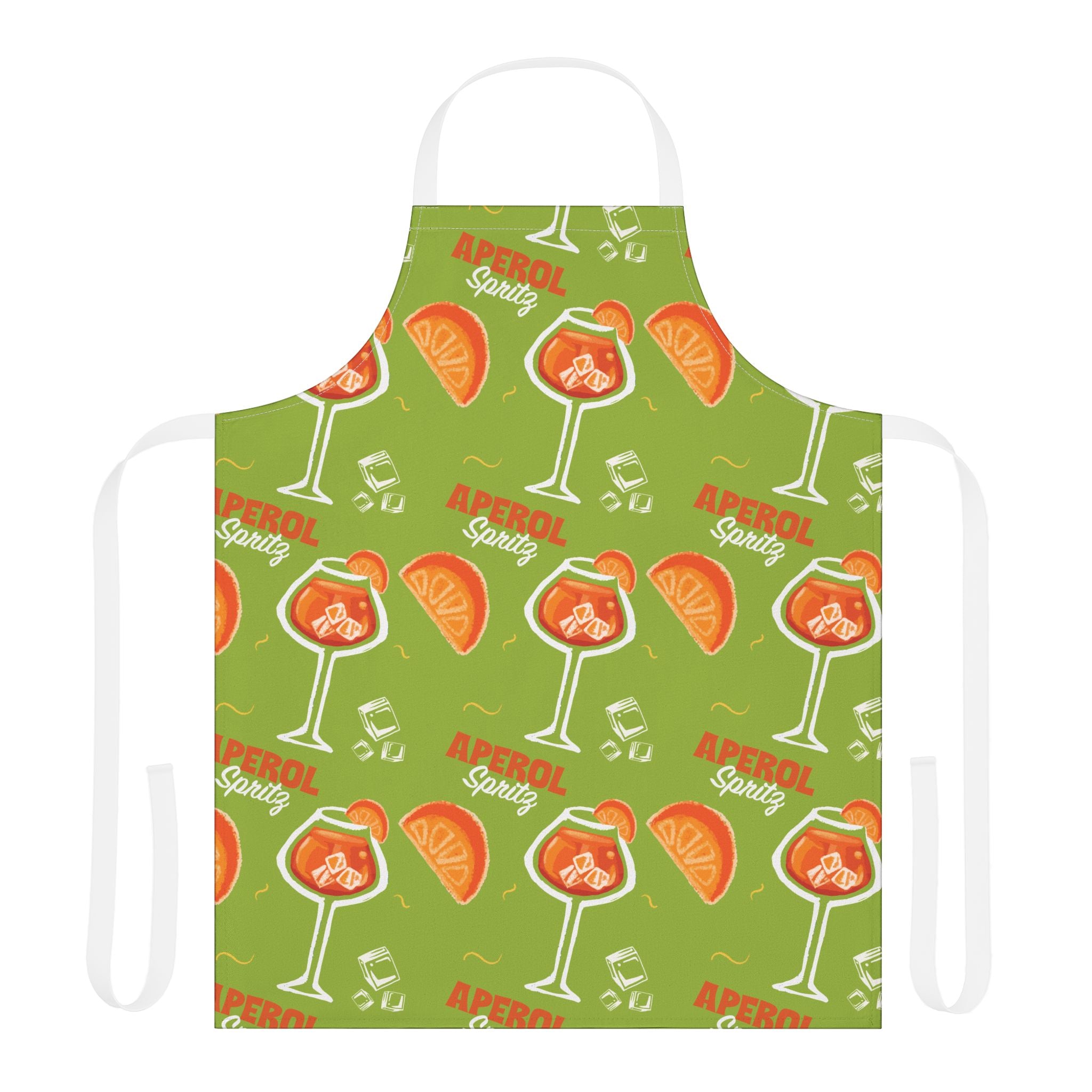 Aperol Spritz Apron — Green Spritz Collection Inspired Design