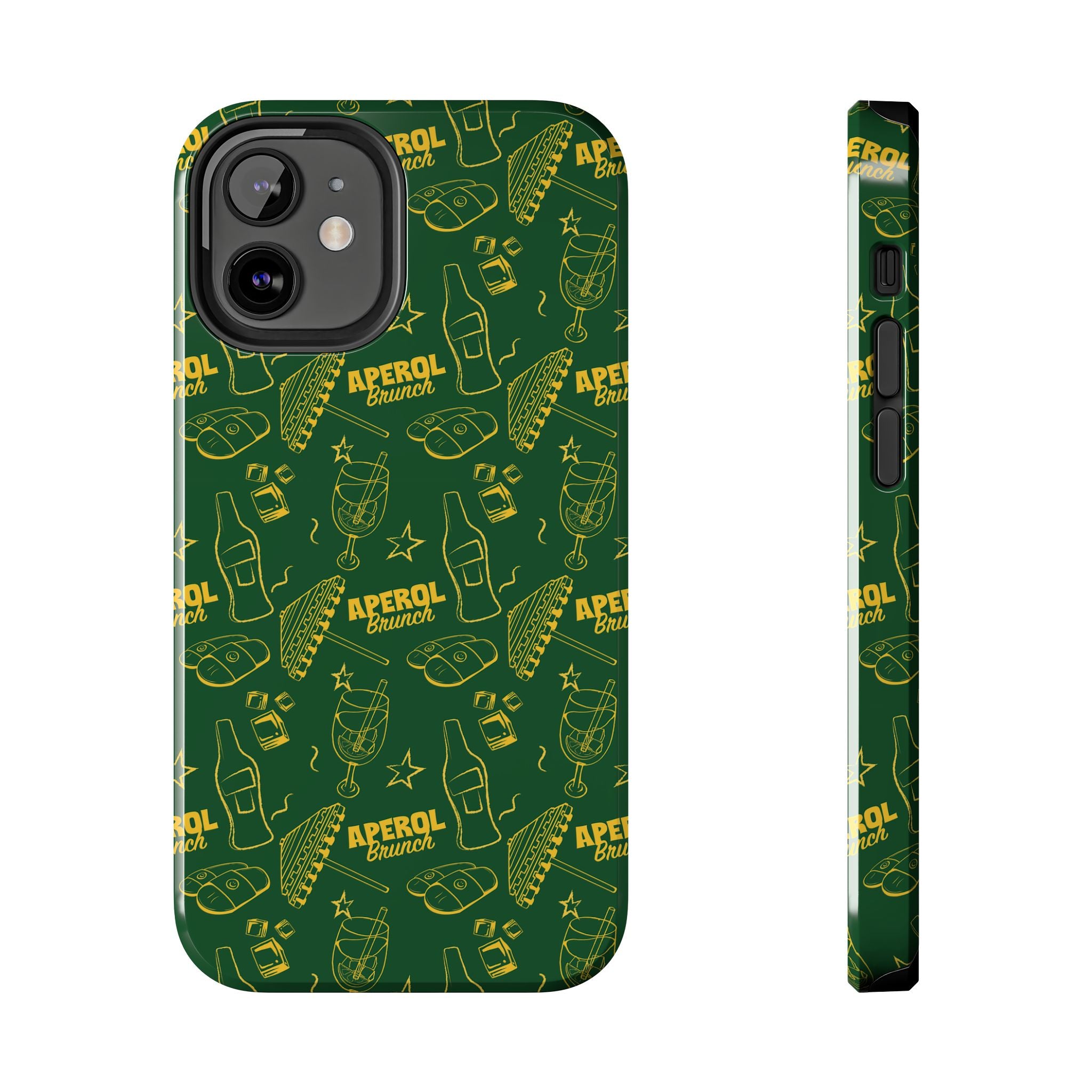 Aperol Brunch Tough Phone Case — Citrus Cocktail Protective Cover
