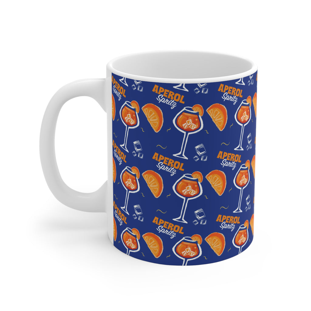Aperol Spritz 11oz Coffee Mug — Blue Spritz Collection Inspired Design