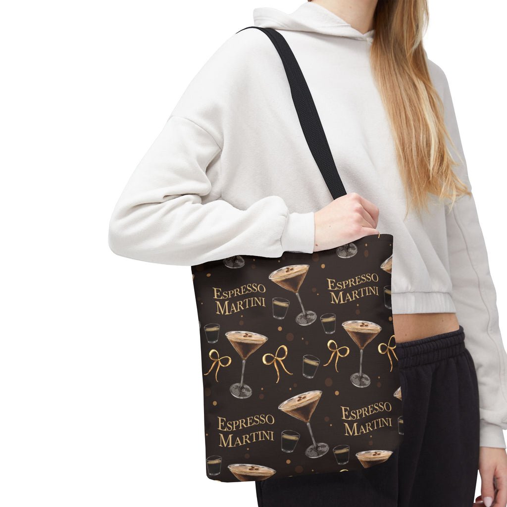 Espresso Martini Tote Bag — Dark Brown Espresso Collection Inspired Design