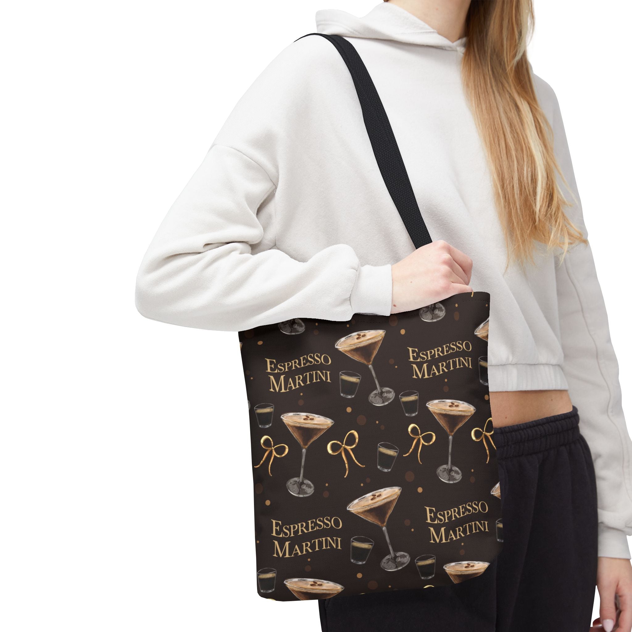 Espresso Martini Tote Bag — Dark Brown Espresso Collection Inspired Design