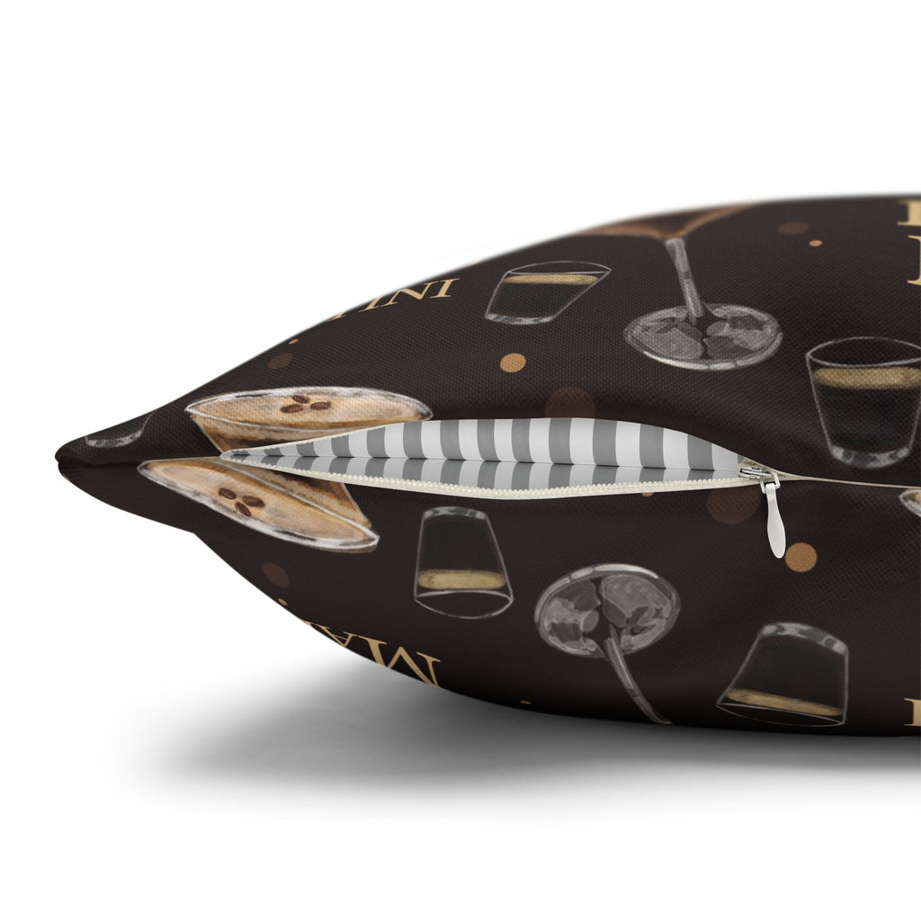 Espresso Martini Pillowcase — Dark Brown Espresso Collection Inspired Design