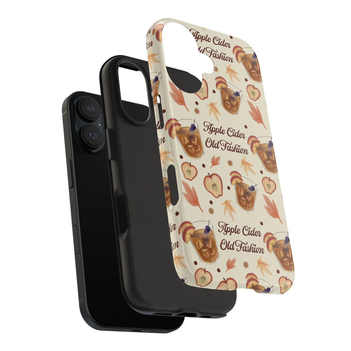 Apple Cider Old Fashioned Tough Phone Case – Beige Apple Cider Collection Inspired Design