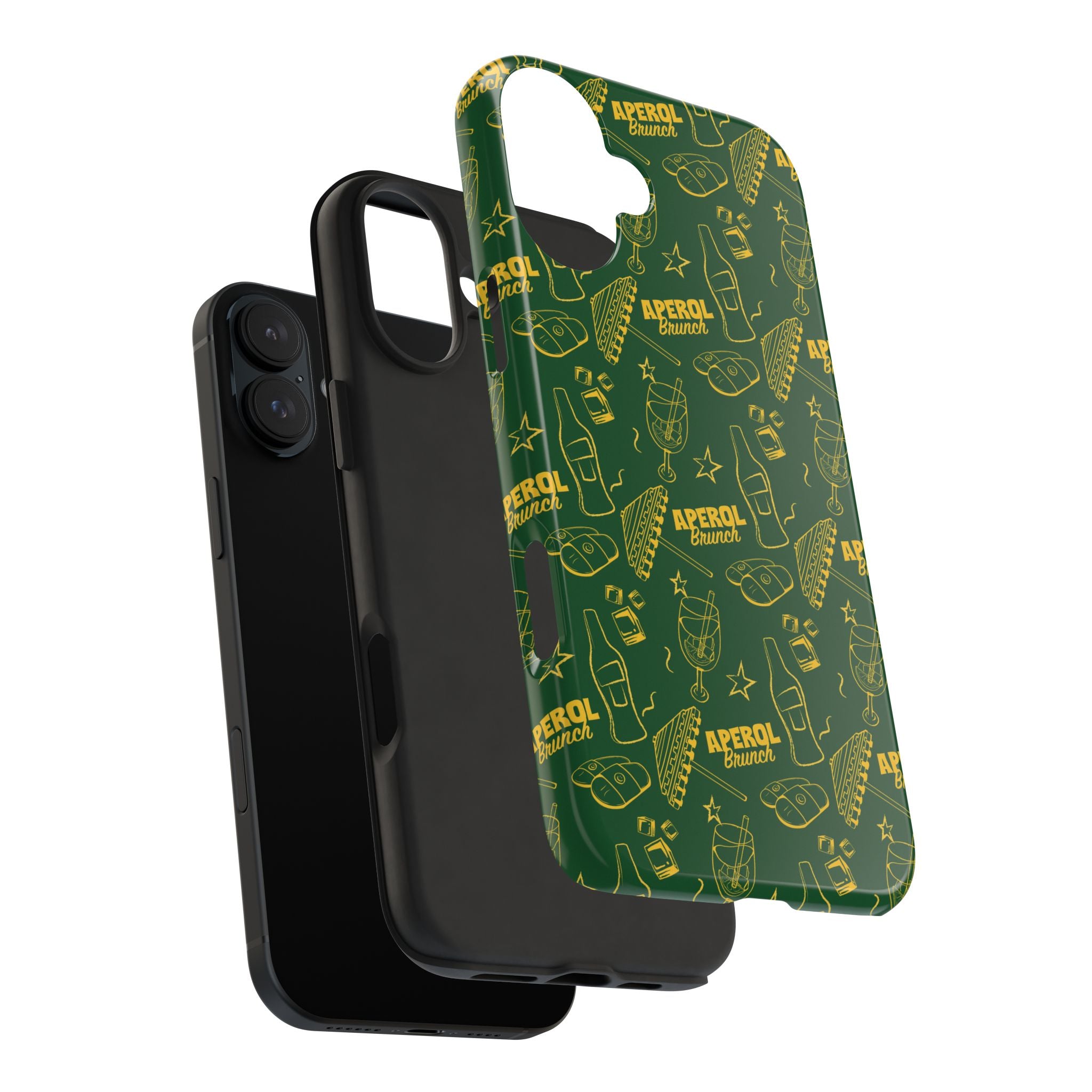 Aperol Brunch Tough Phone Case — Citrus Cocktail Protective Cover