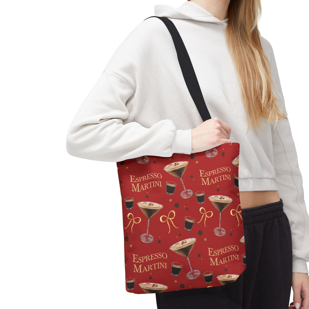 Espresso Martini Tote Bag — Red Espresso Collection Inspired Design