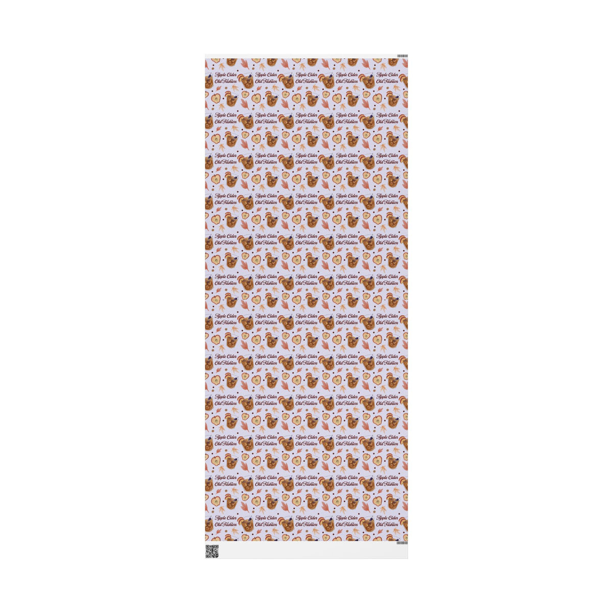 Apple Cider Old Fashioned Wrapping Paper Roll — Light Violet Apple Cider Collection Inspired Design