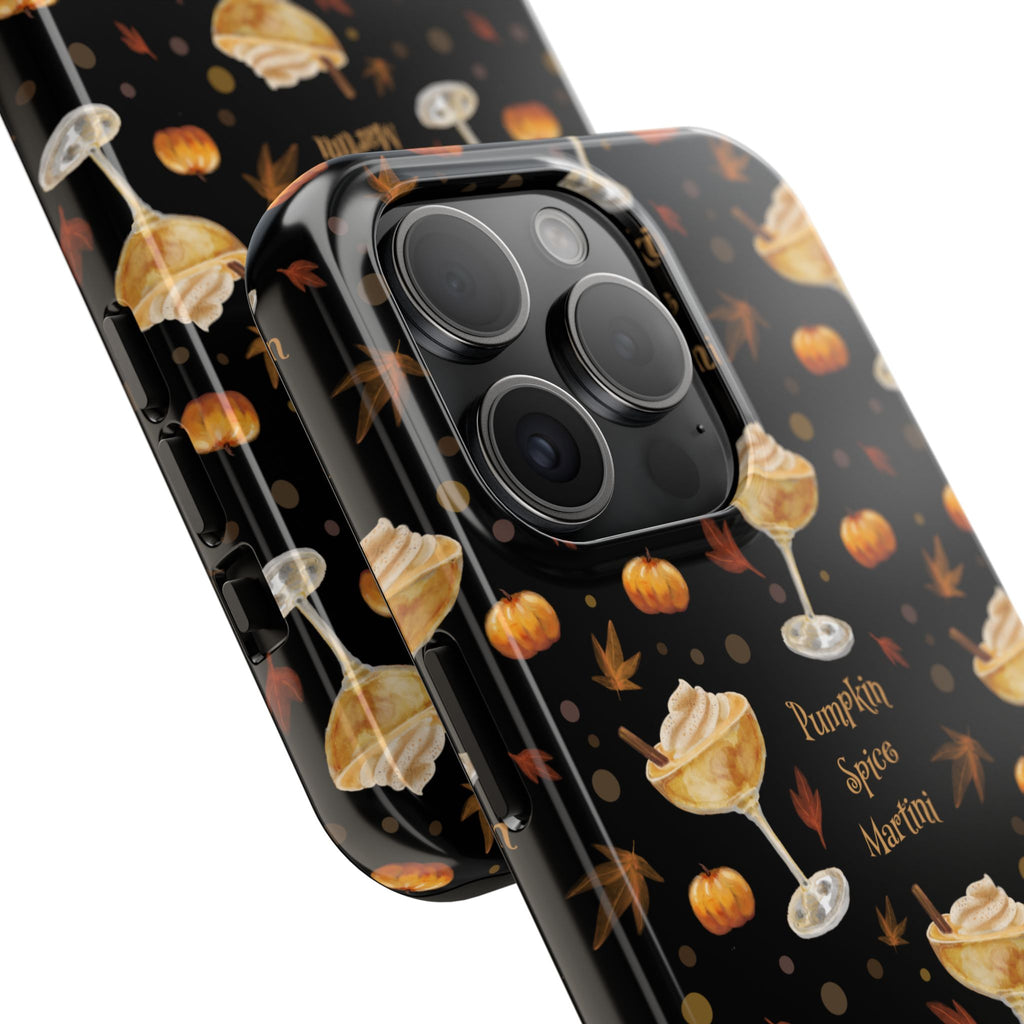 Pumpkin Spice Martini Tough Phone Case — Black Pumpkin Collection Inspired Design