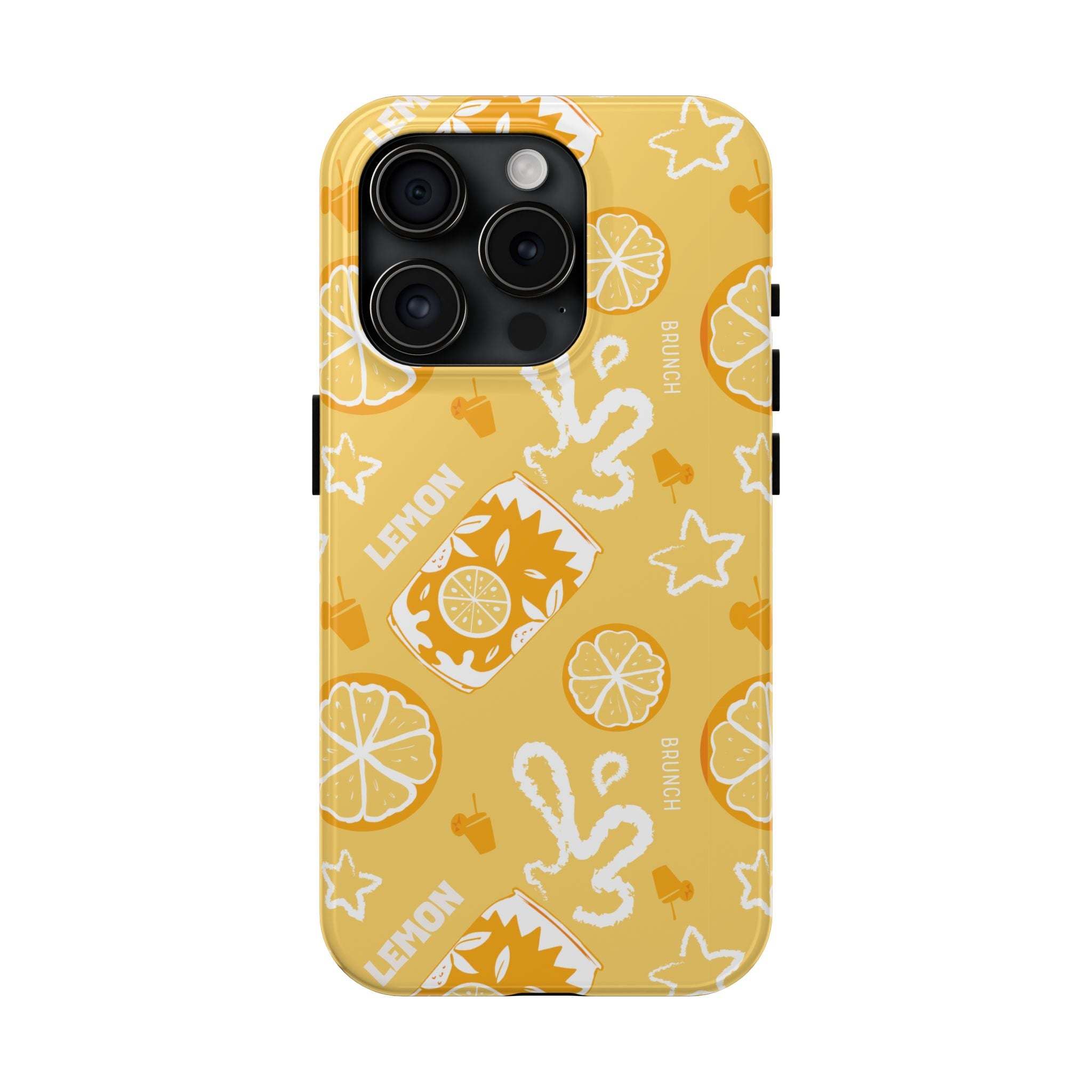 Lemon Brunch Tough Phone Case — Citrus Summer Pattern