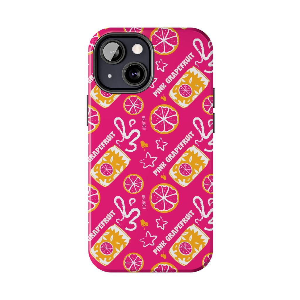 Pink Grapefruit Fruit CollectionTough Phone Case — Pink Aperol Inspired Design
