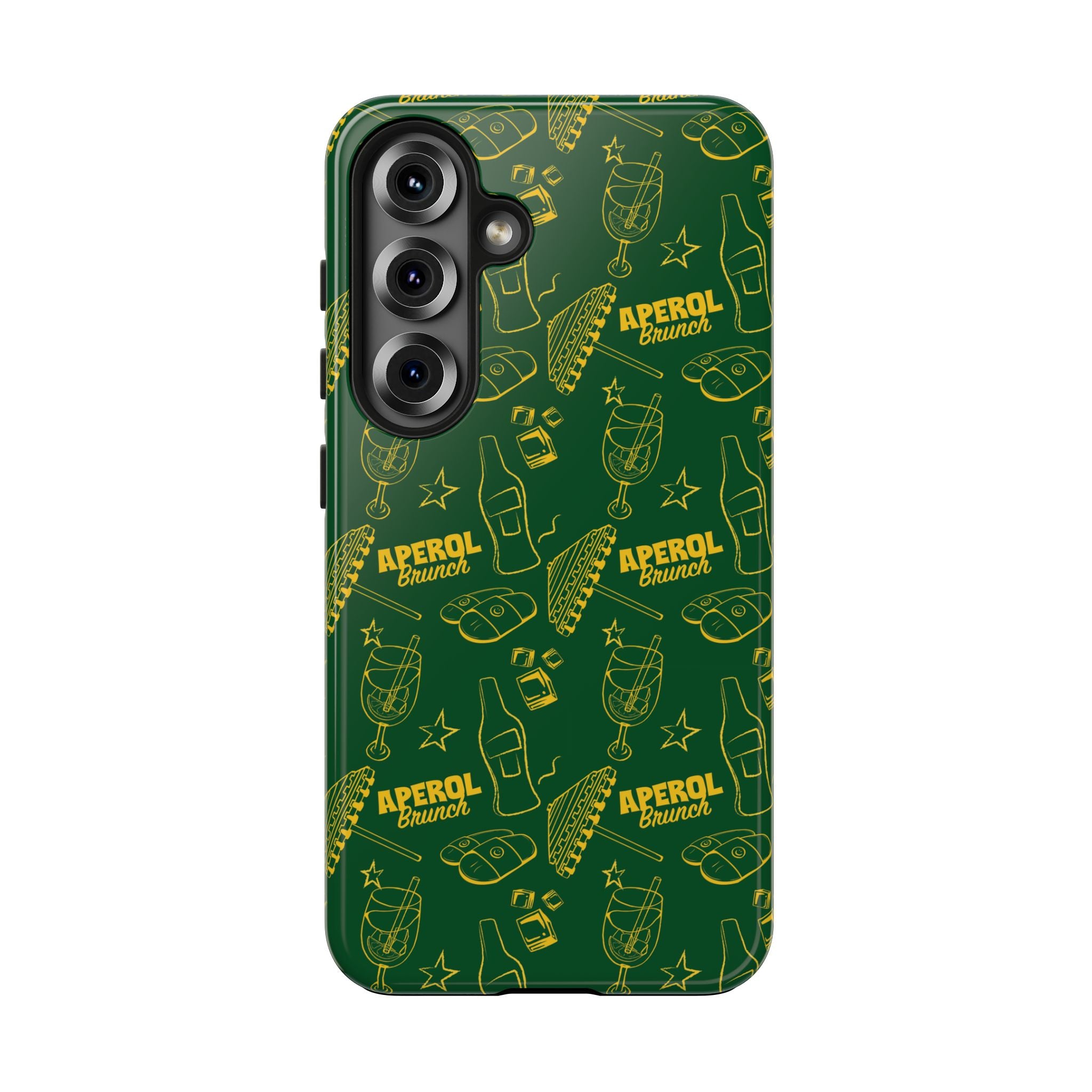 Aperol Brunch Tough Phone Case — Green Aperol Inspired Cover