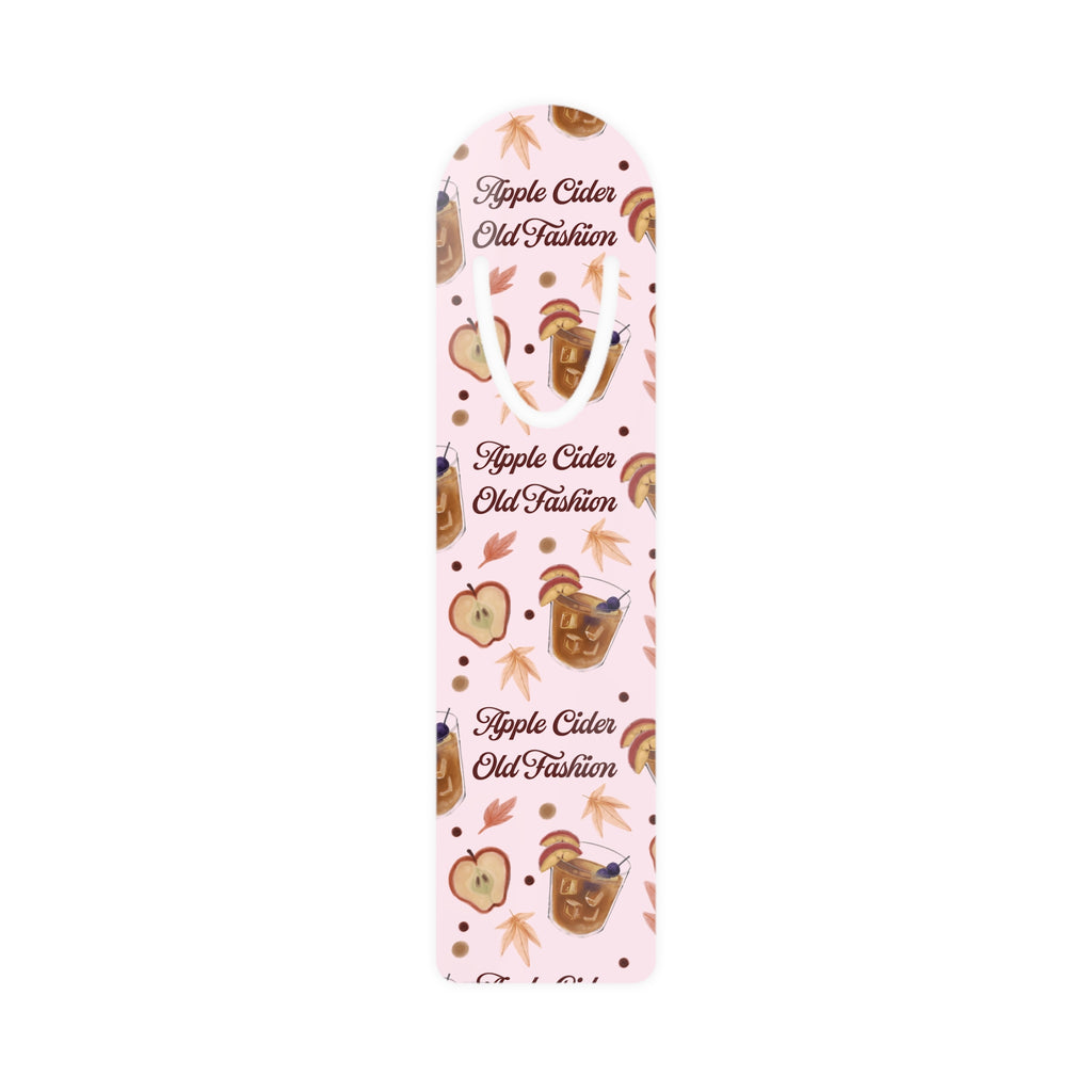 Apple Cider Old Fashioned Metal Bookmark — Light Pink Apple Cider Collection Inspired Design