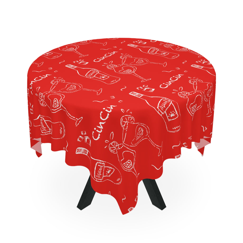 Cin Cin Tablecloth - Red Cin Cin Inspired Design