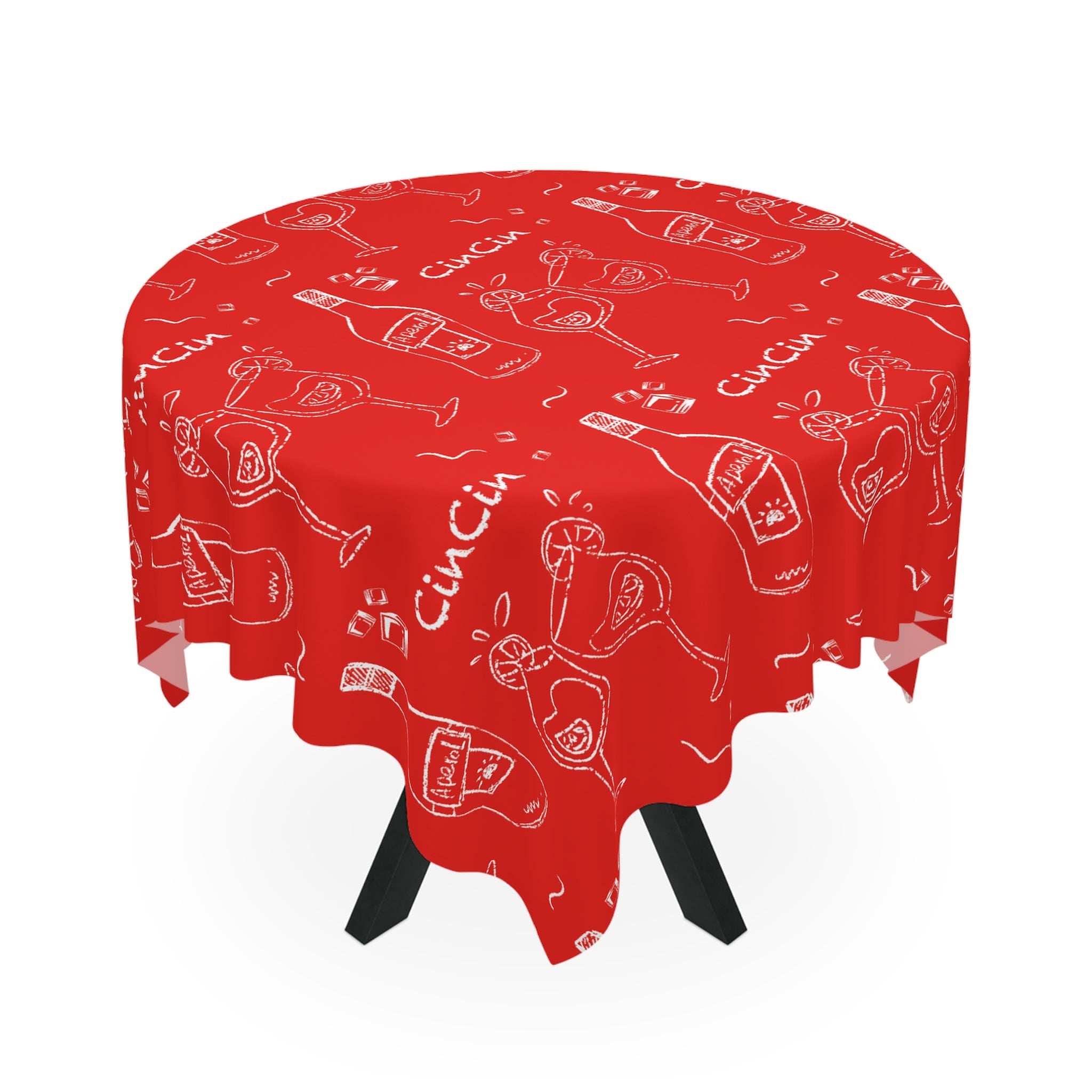 Cin Cin Tablecloth - Red Cin Cin Inspired Design