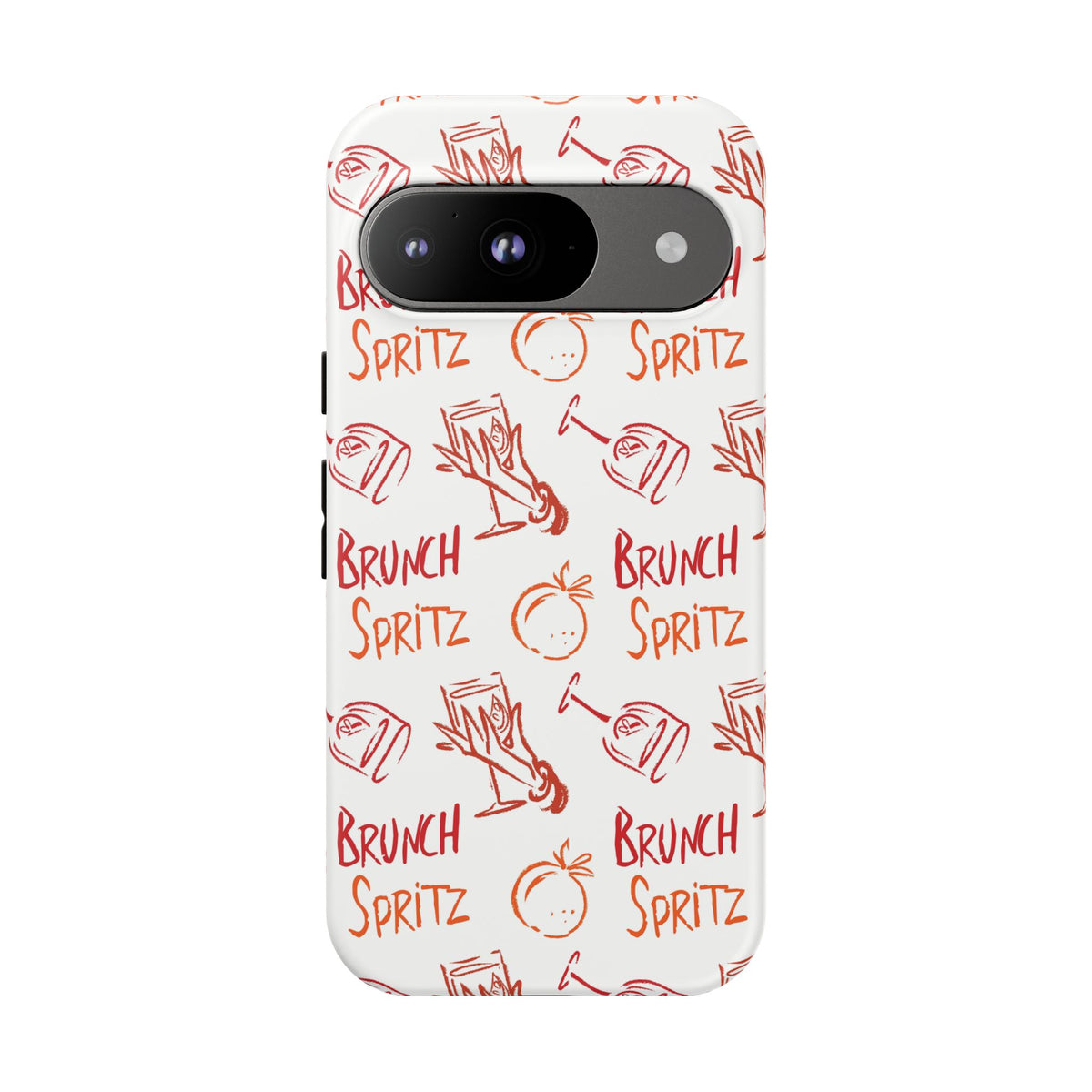 Brunch Spritz Phone Case — Red & Orange Aperol Inspired Design