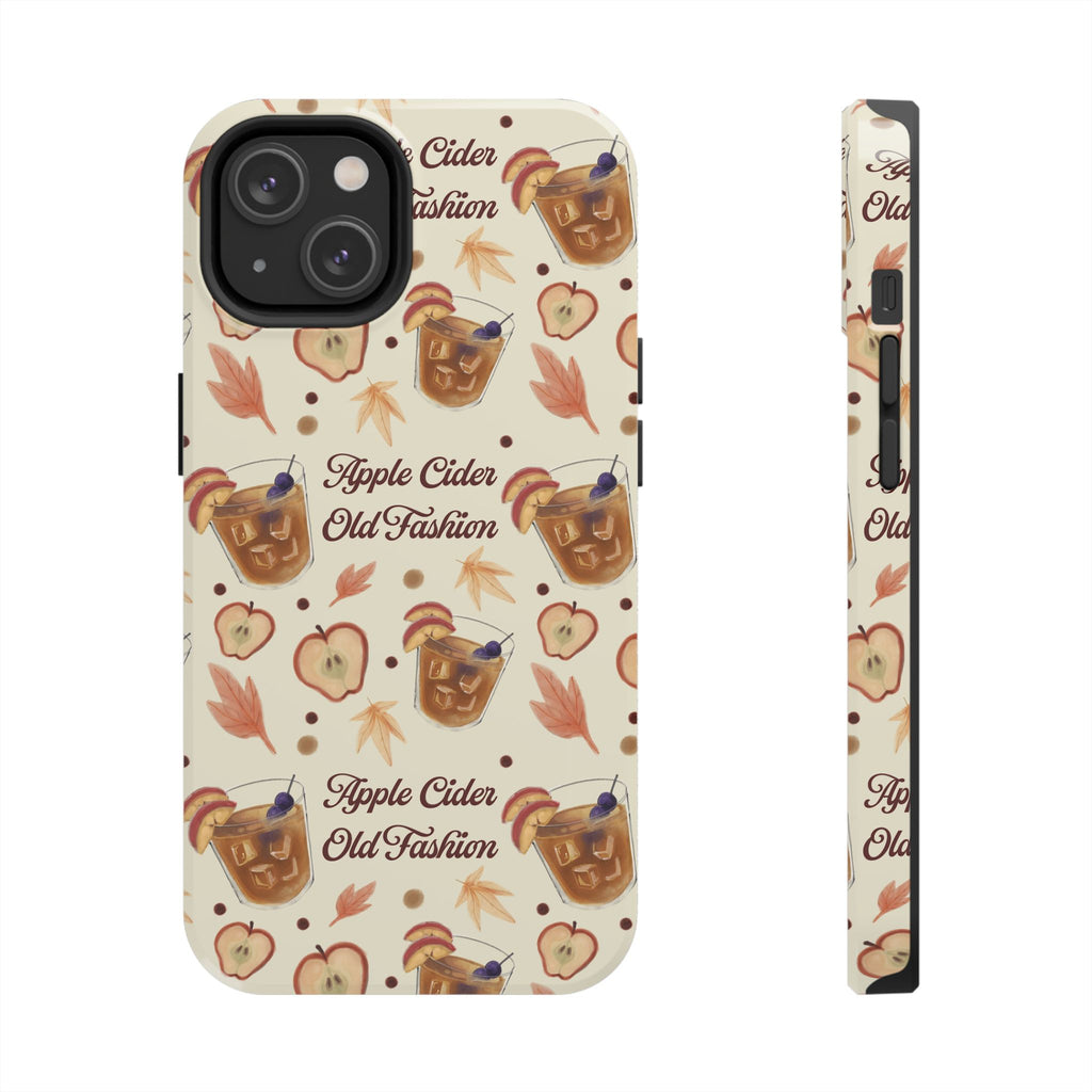 Apple Cider Old Fashioned Tough Phone Case – Beige Apple Cider Collection Inspired Design