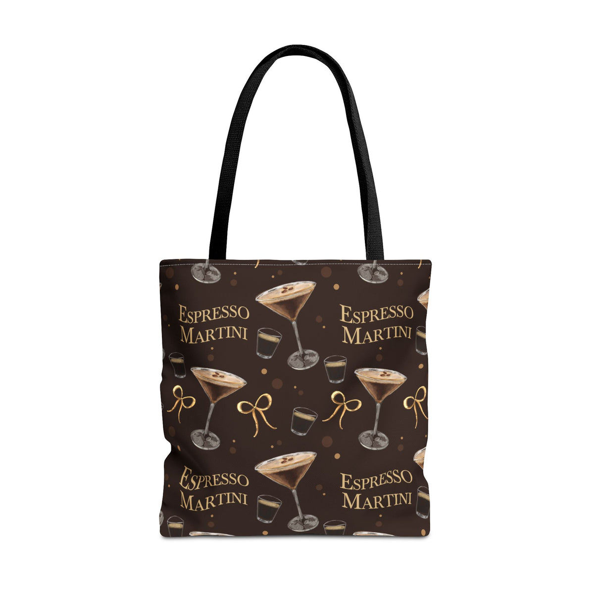 Espresso Martini Tote Bag — Dark Brown Espresso Collection Inspired Design
