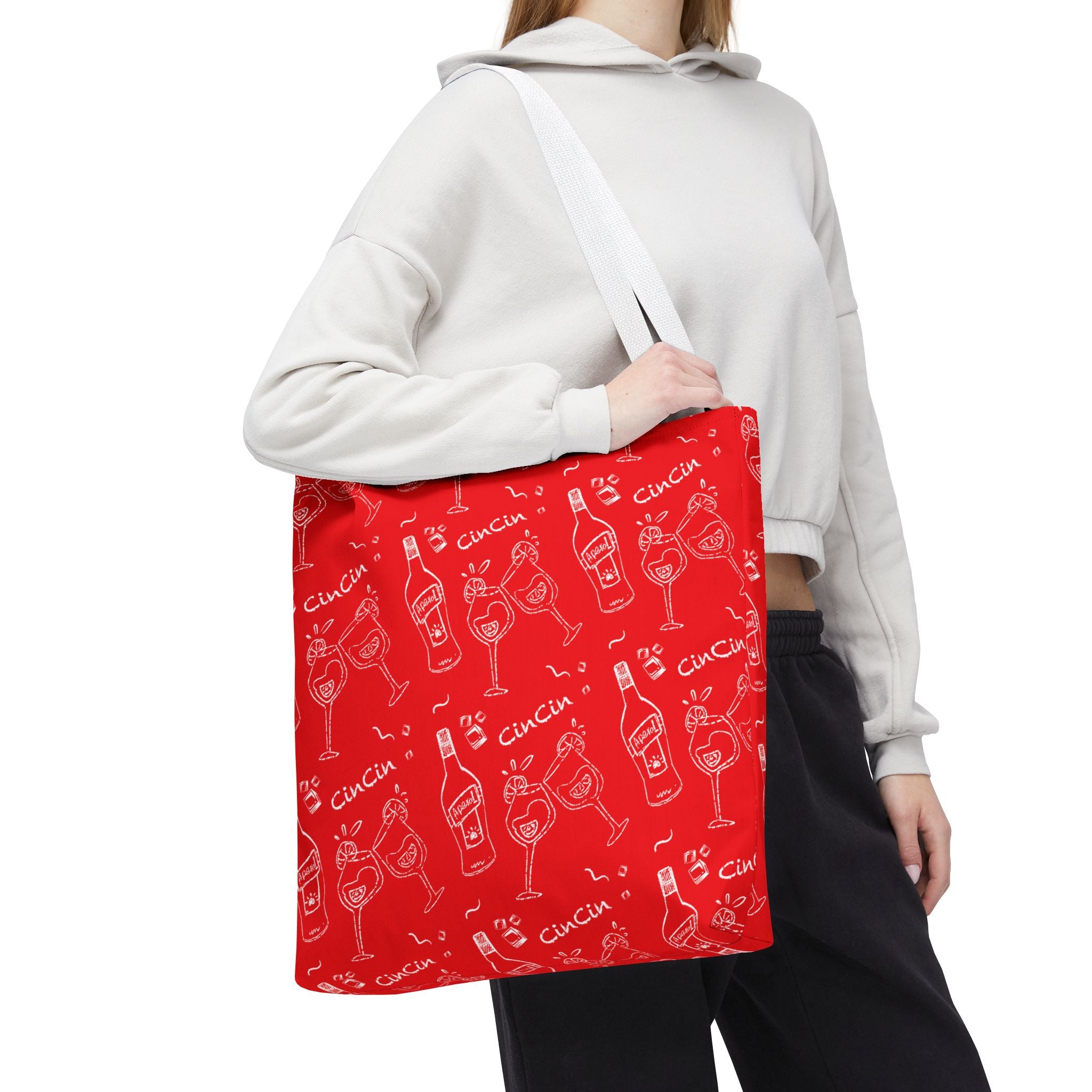 Cin Cin Tote Bag - Red Cin Cin Inspired Design