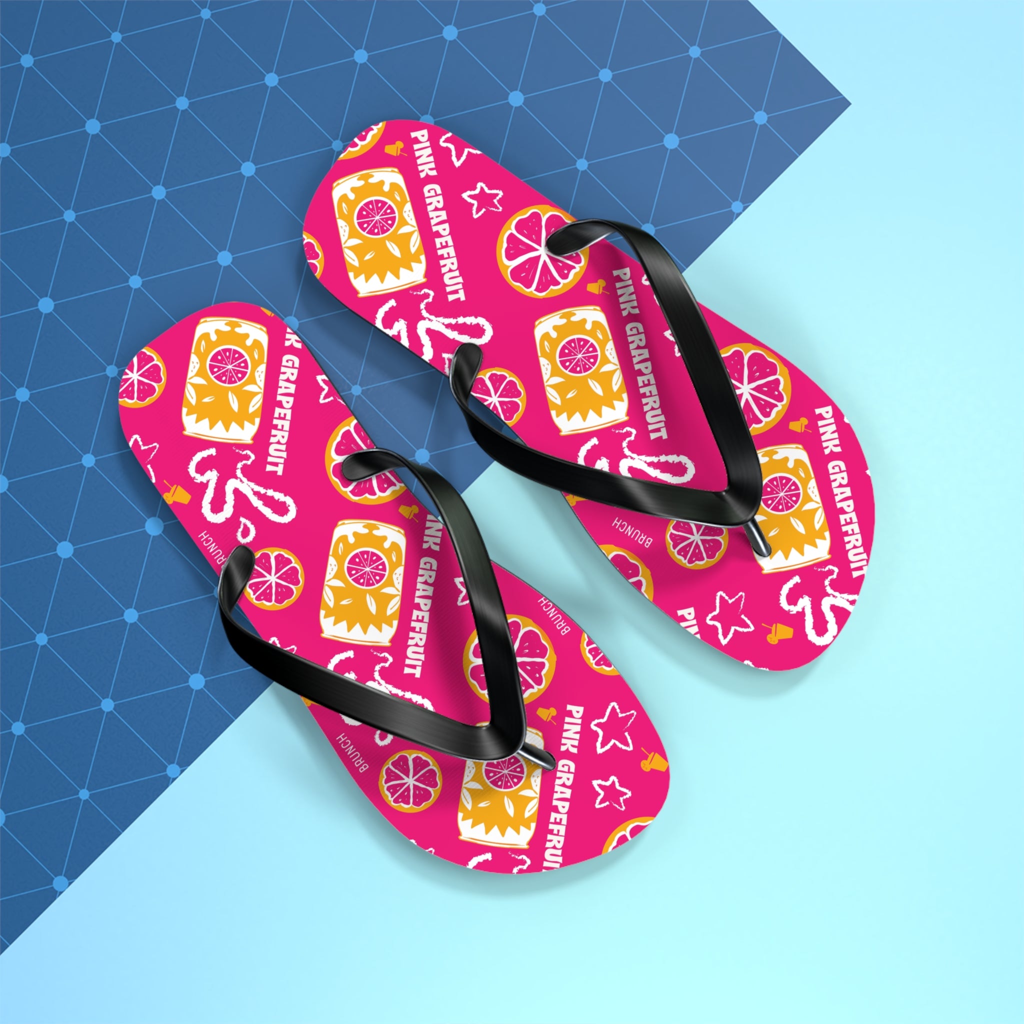 Pink Grapefruit Fruit Flip Flops – Pink Grapefruit Collection Inspired Design