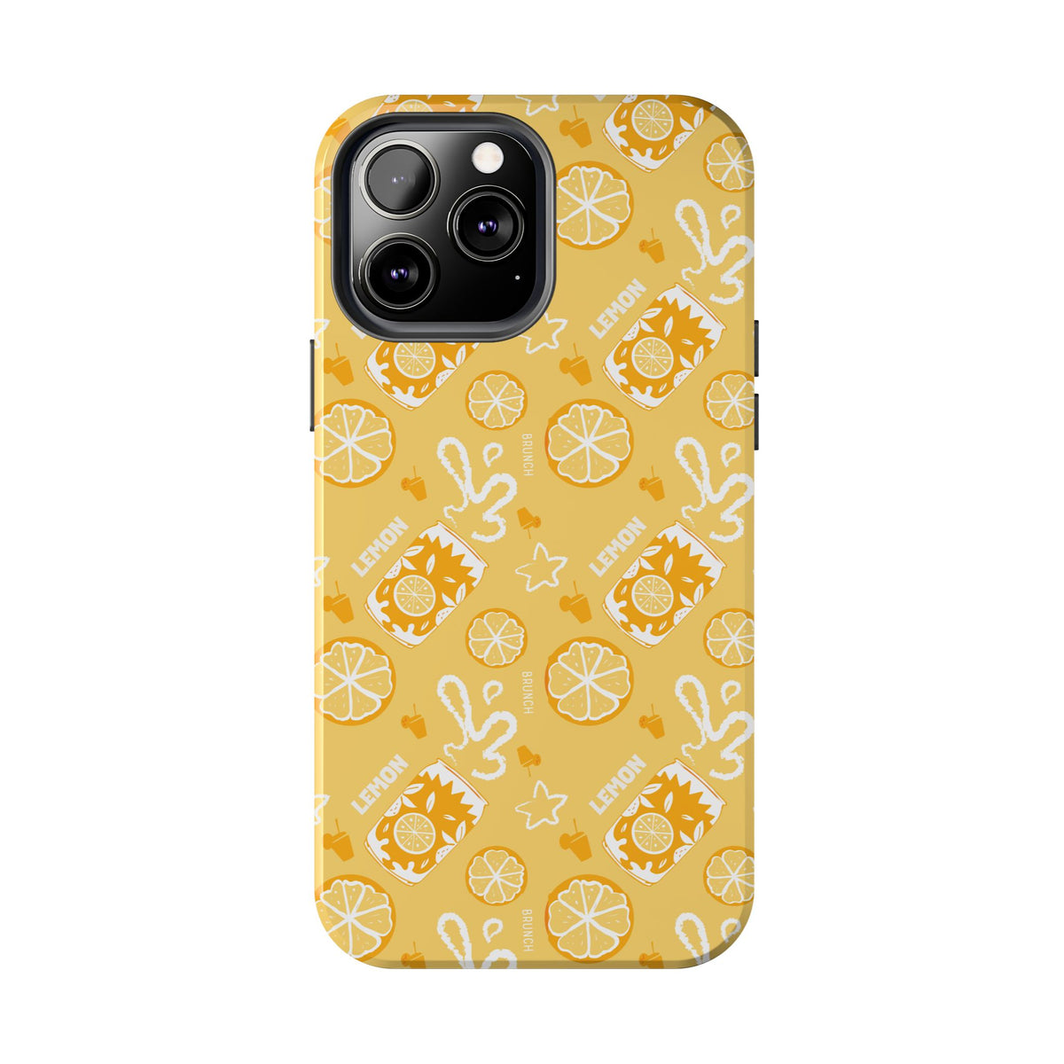 Lemon Brunch Tough Phone Case — Yellow Aperol Inspired Design
